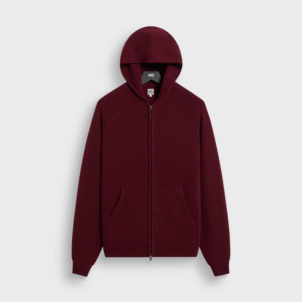 &Kin Cashmere Bennie Full Zip Hoodie - Magma - PH