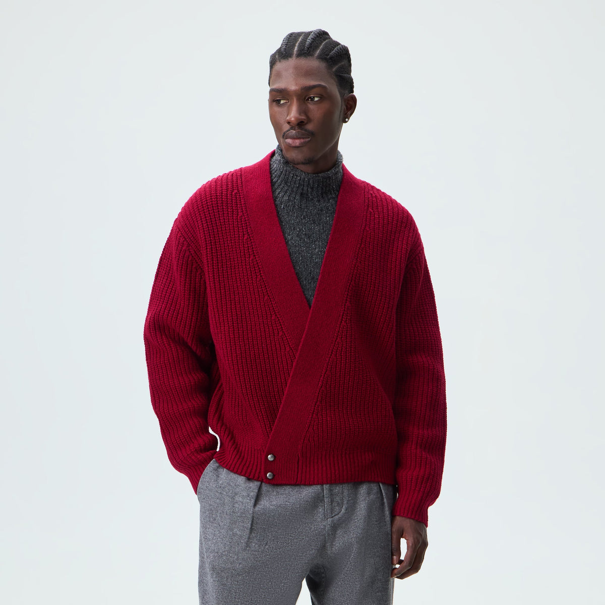&Kin Charles Crossover Cardigan - Allure