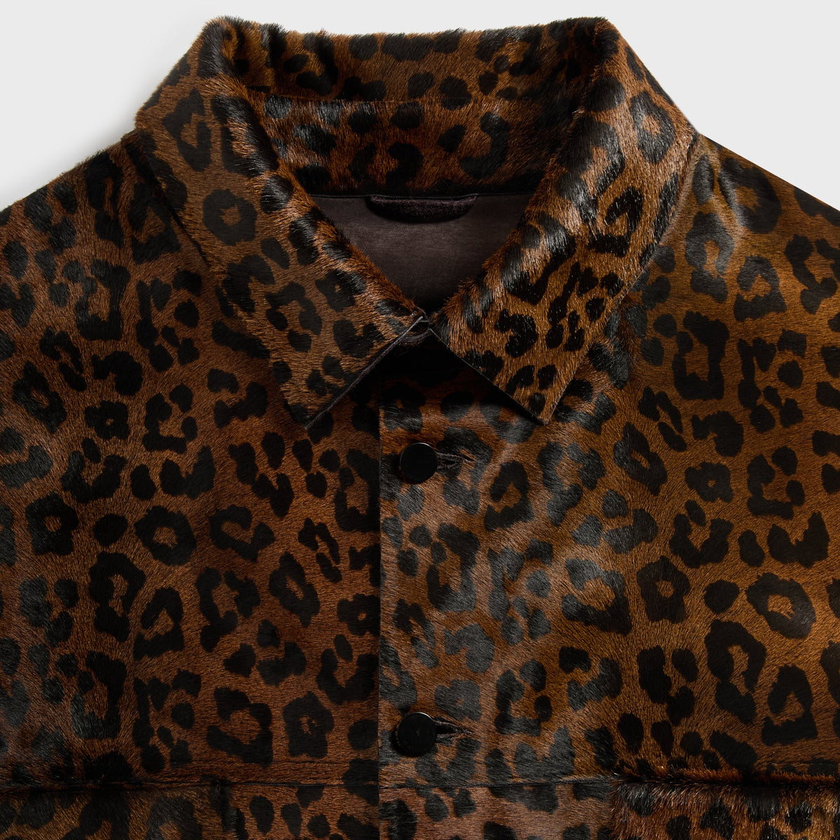 &Kin Leopard Pony Hair Henson Shirt - Kindling