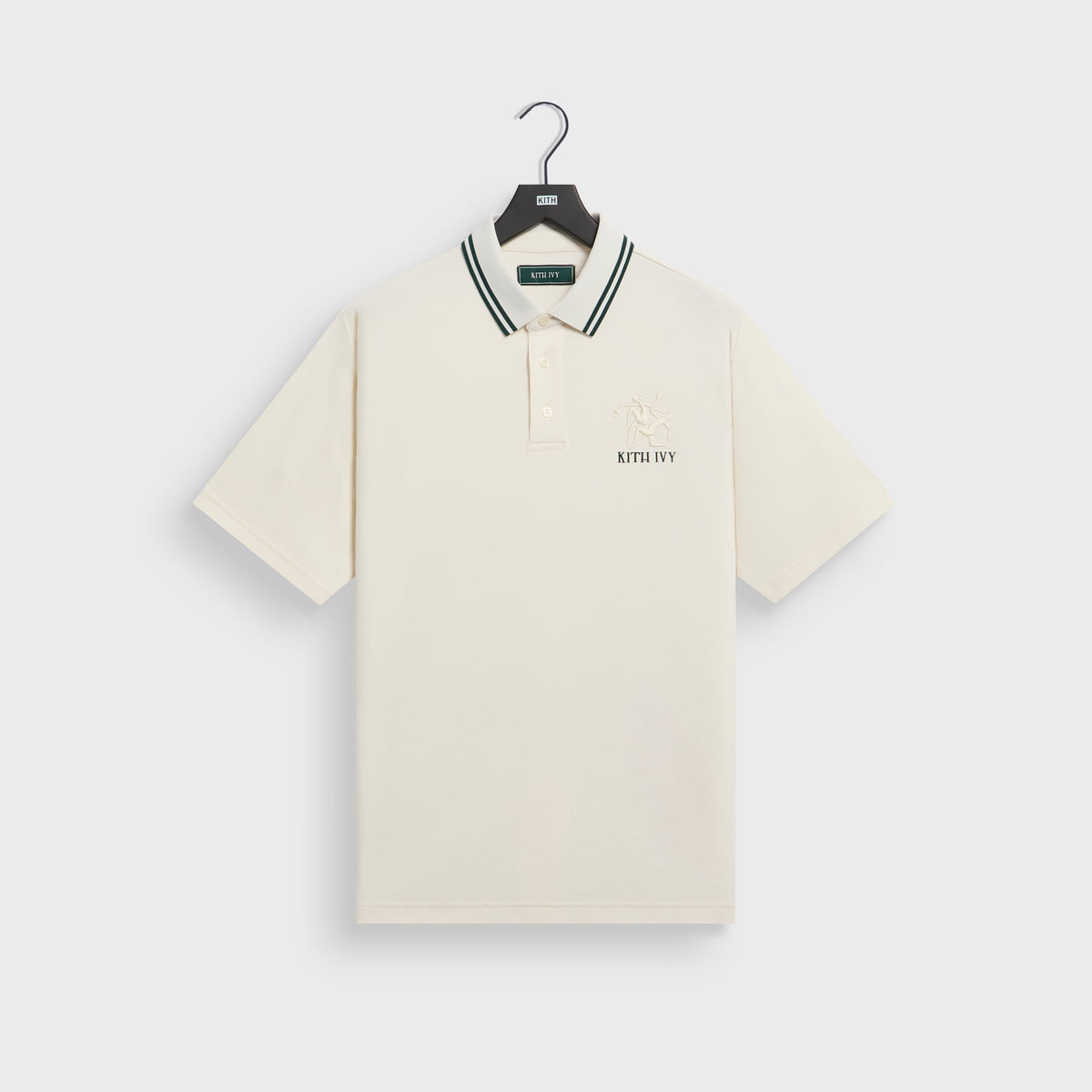 Kith Ivy Tipped Polo - Sandrift - PH