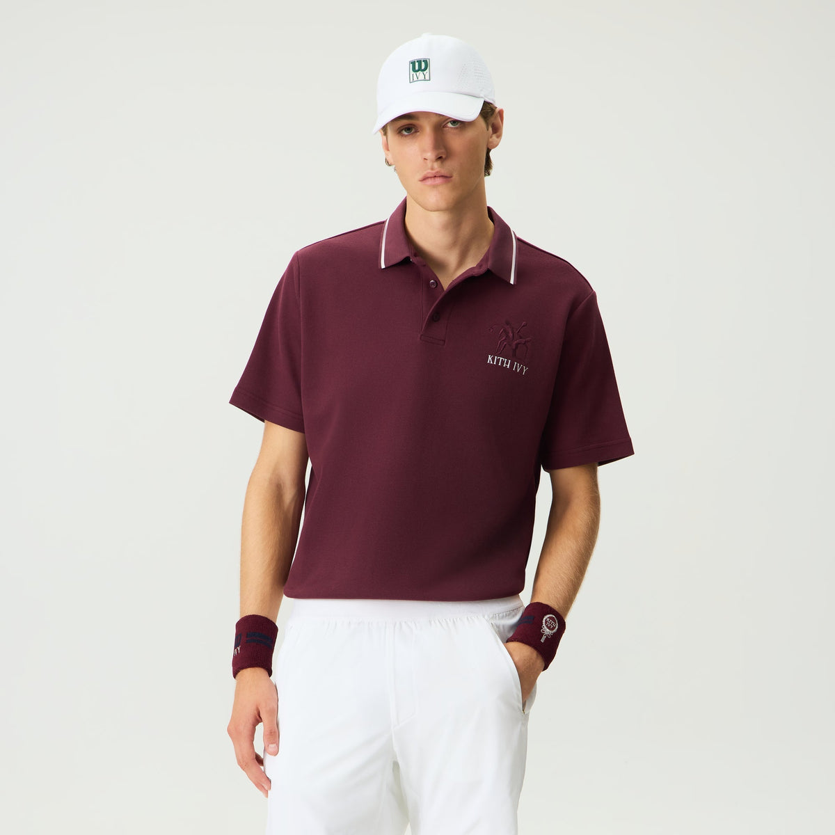 Kith Ivy Tipped Polo - Magma - PH