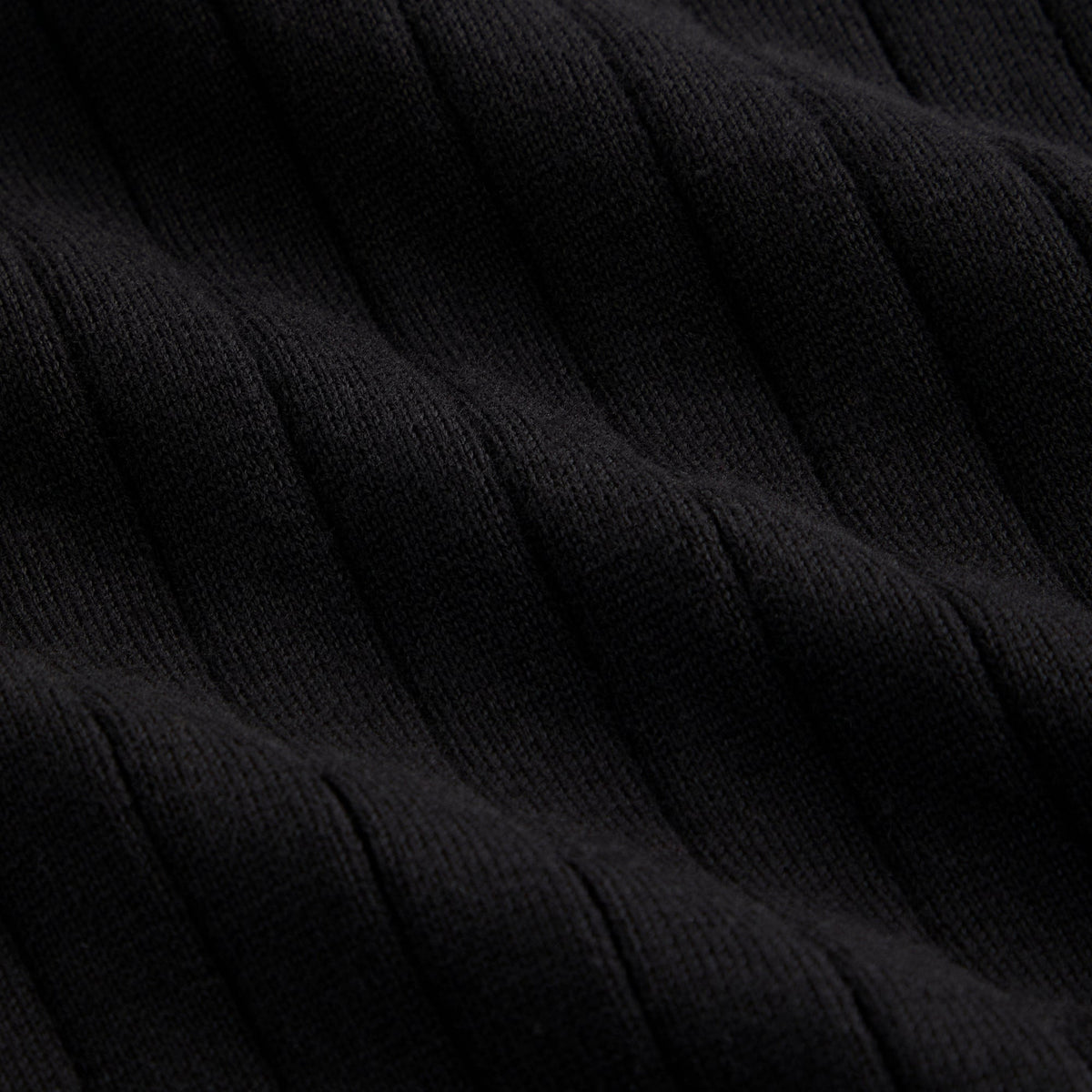 Kith Ivy Knit Tilden Polo - Black