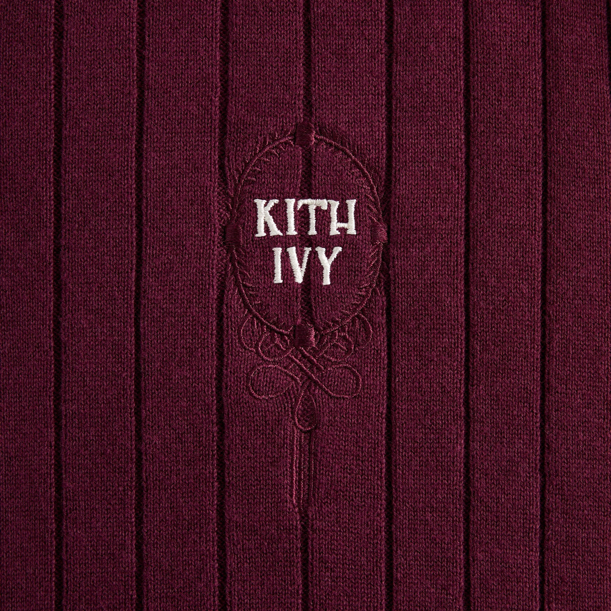 Kith Ivy Knit Tilden Polo - Magma - PH