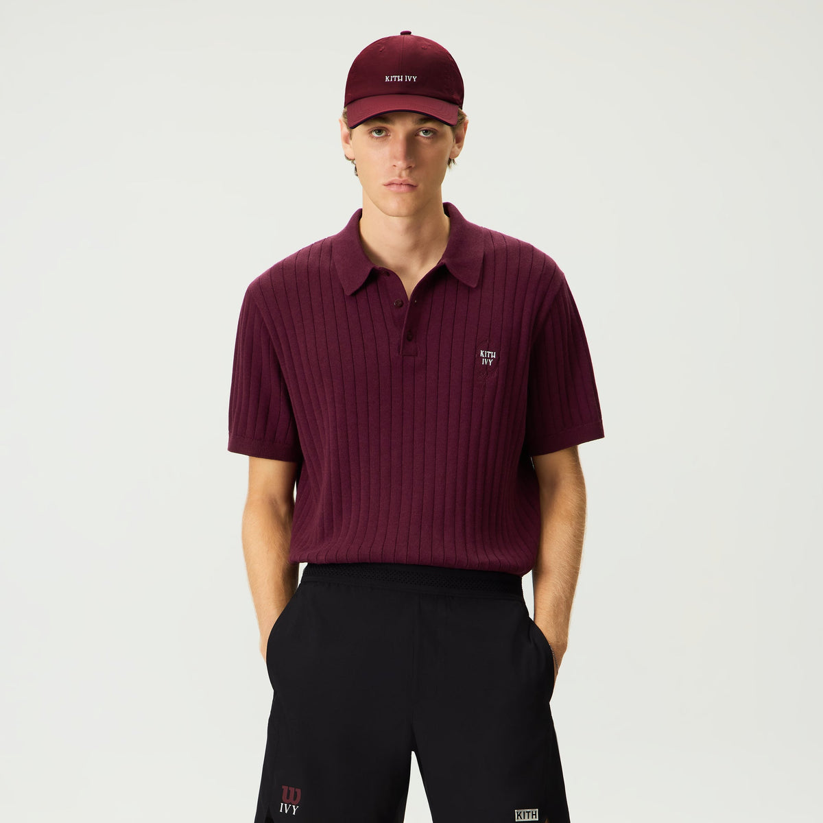 Kith Ivy Knit Tilden Polo - Magma