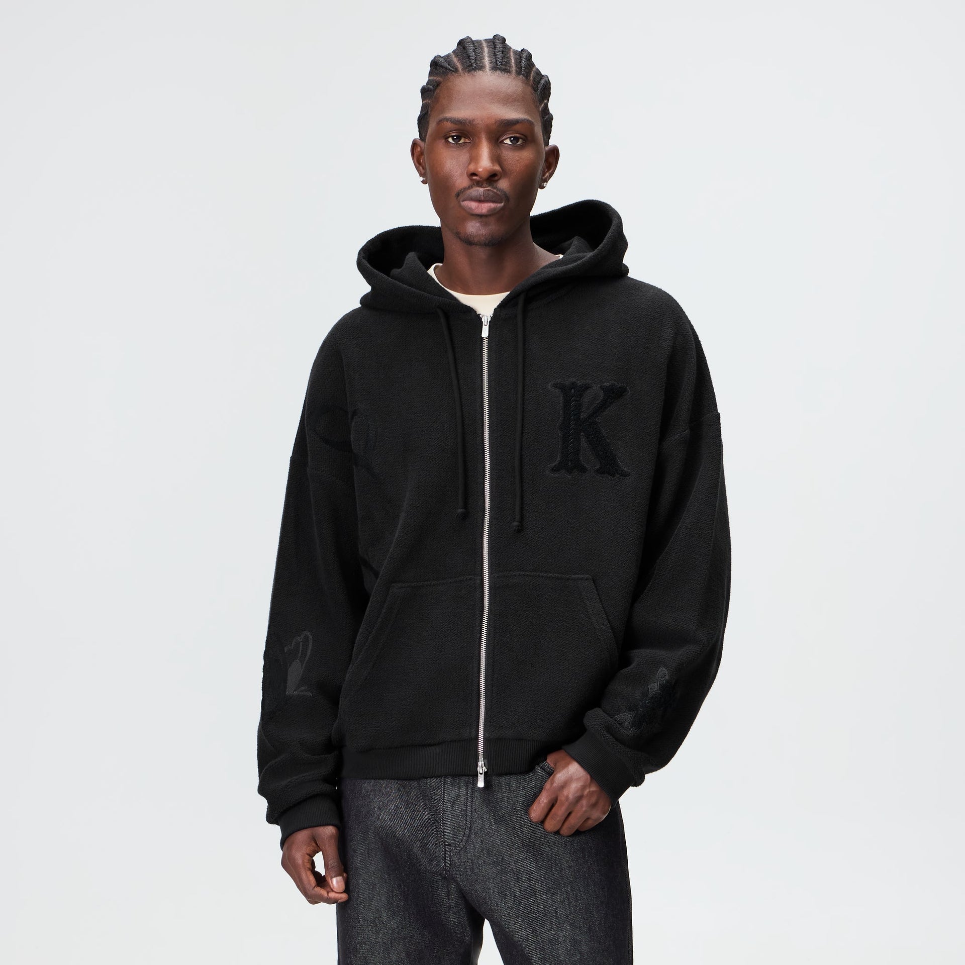 Kith Varsity Braxton Hoodie - Black - PH