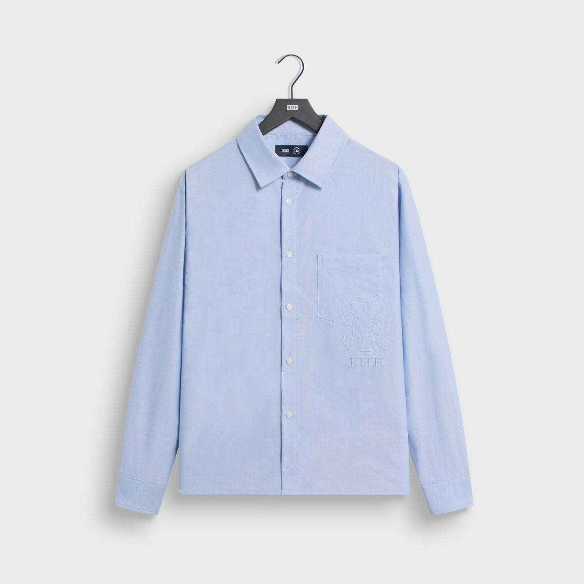 Kith for the New York Yankees Oxford Deon Overshirt - Equilibrium