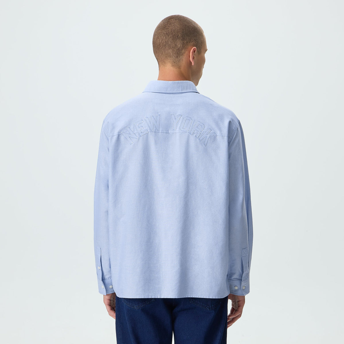 Kith for the New York Yankees Oxford Deon Overshirt - Equilibrium