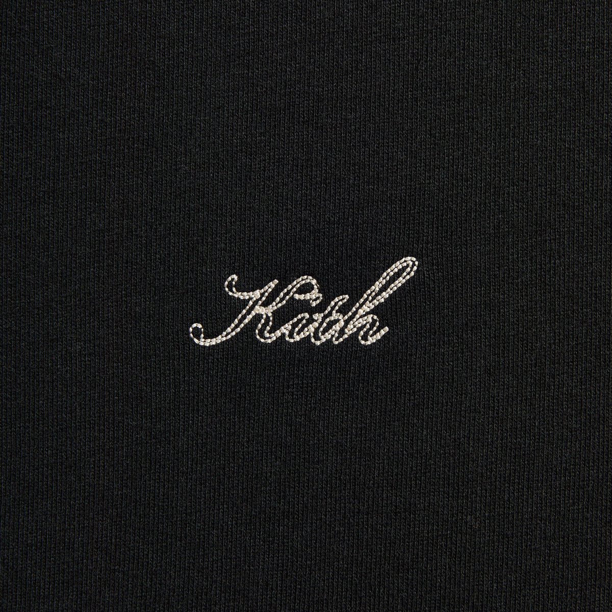 Kith Thermal Lined Fleece Tobias Zip Up Hoodie - Black