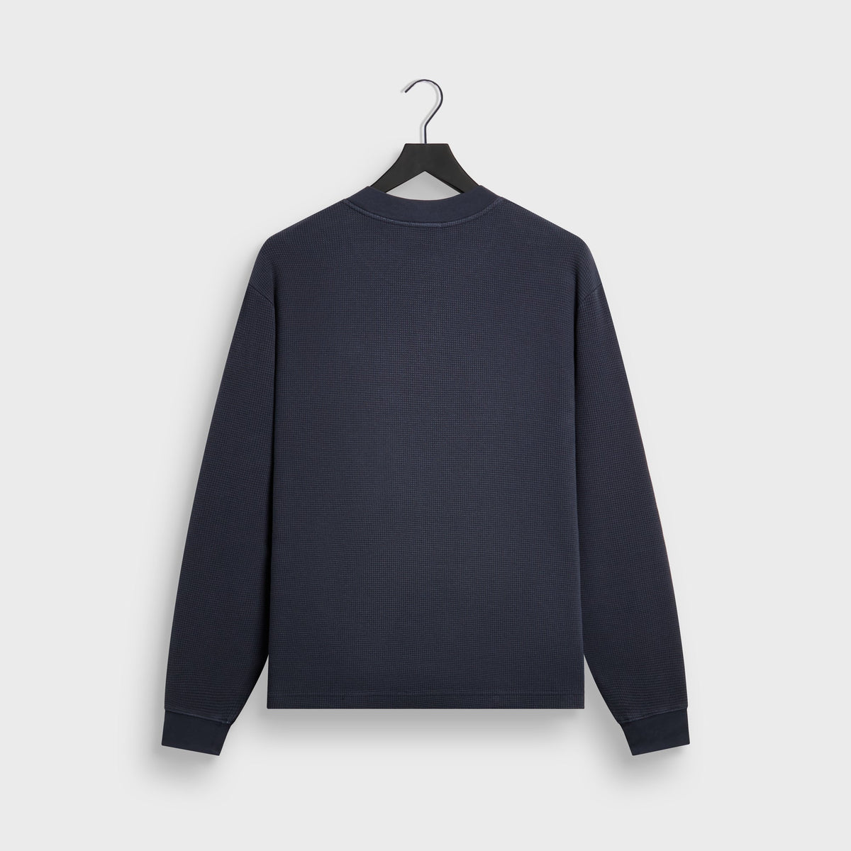 Kith Long Sleeve Waffle Albie Henley - Torpedo - PH