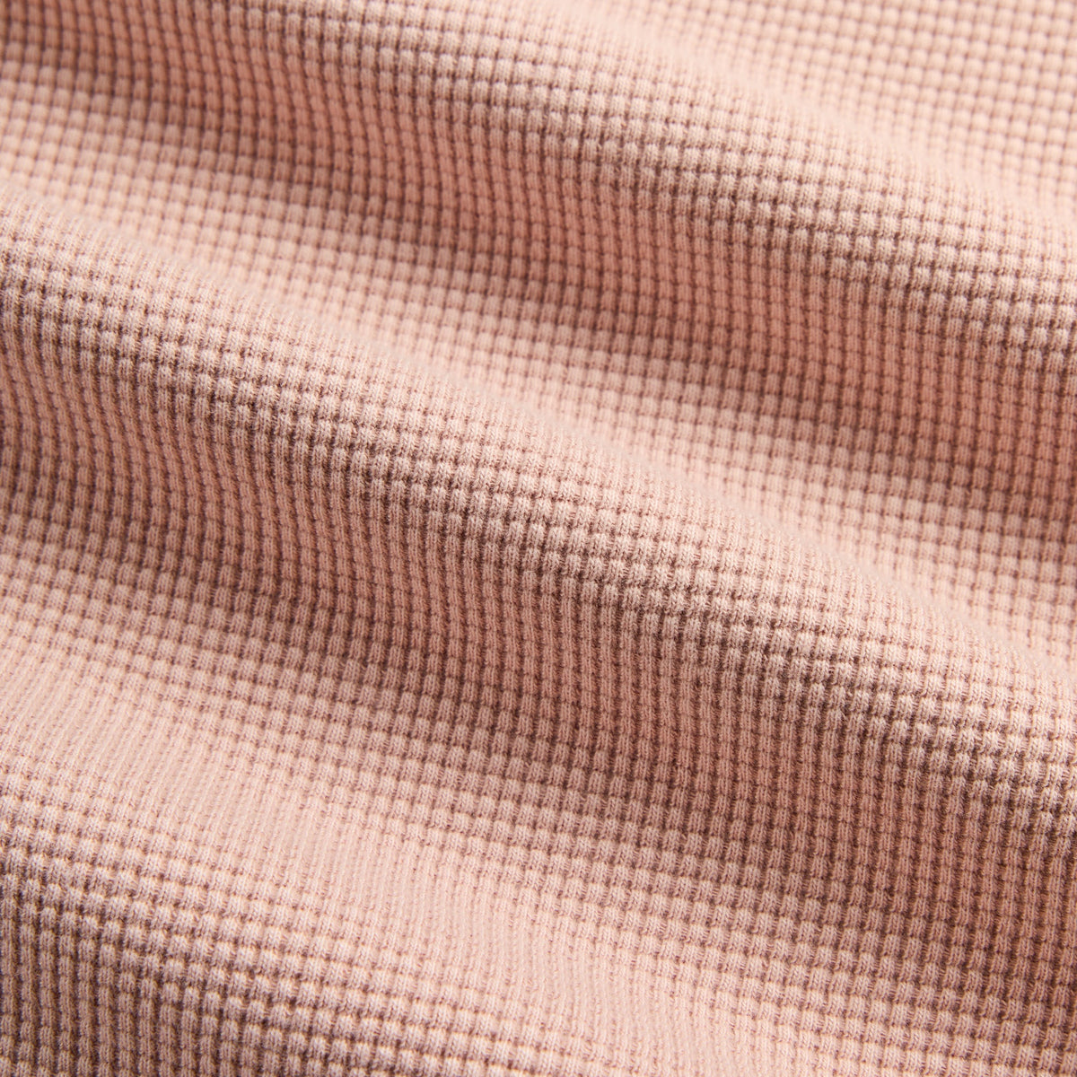 Kith Long Sleeve Waffle Albie Henley - Morganite - PH