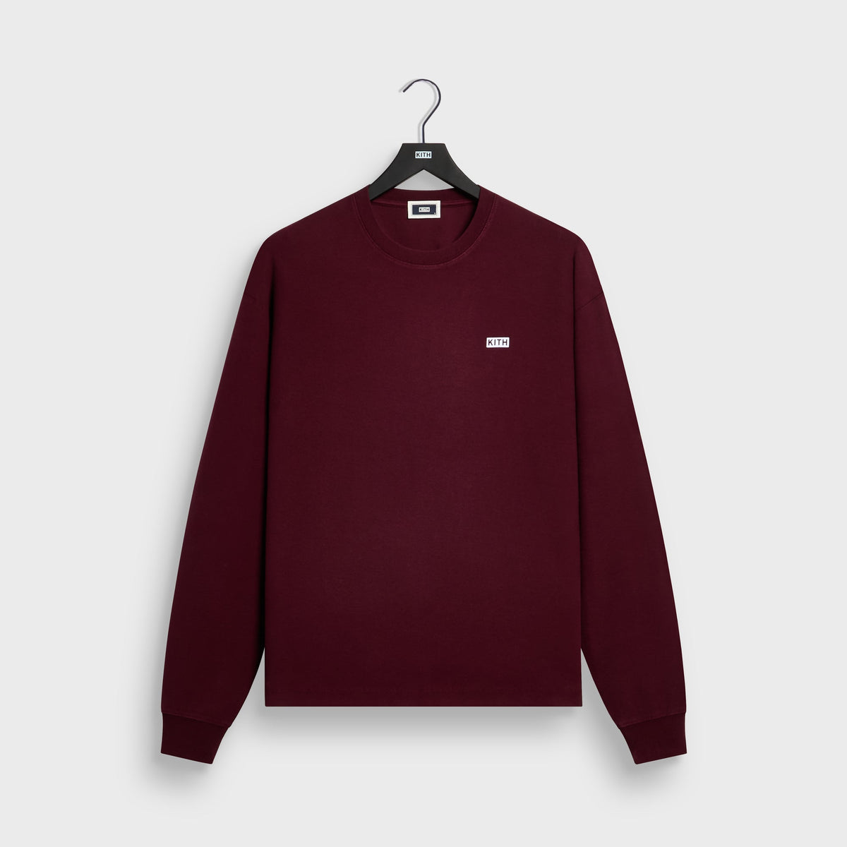 Kith Long Sleeve Quinn Tee - Magma - PH