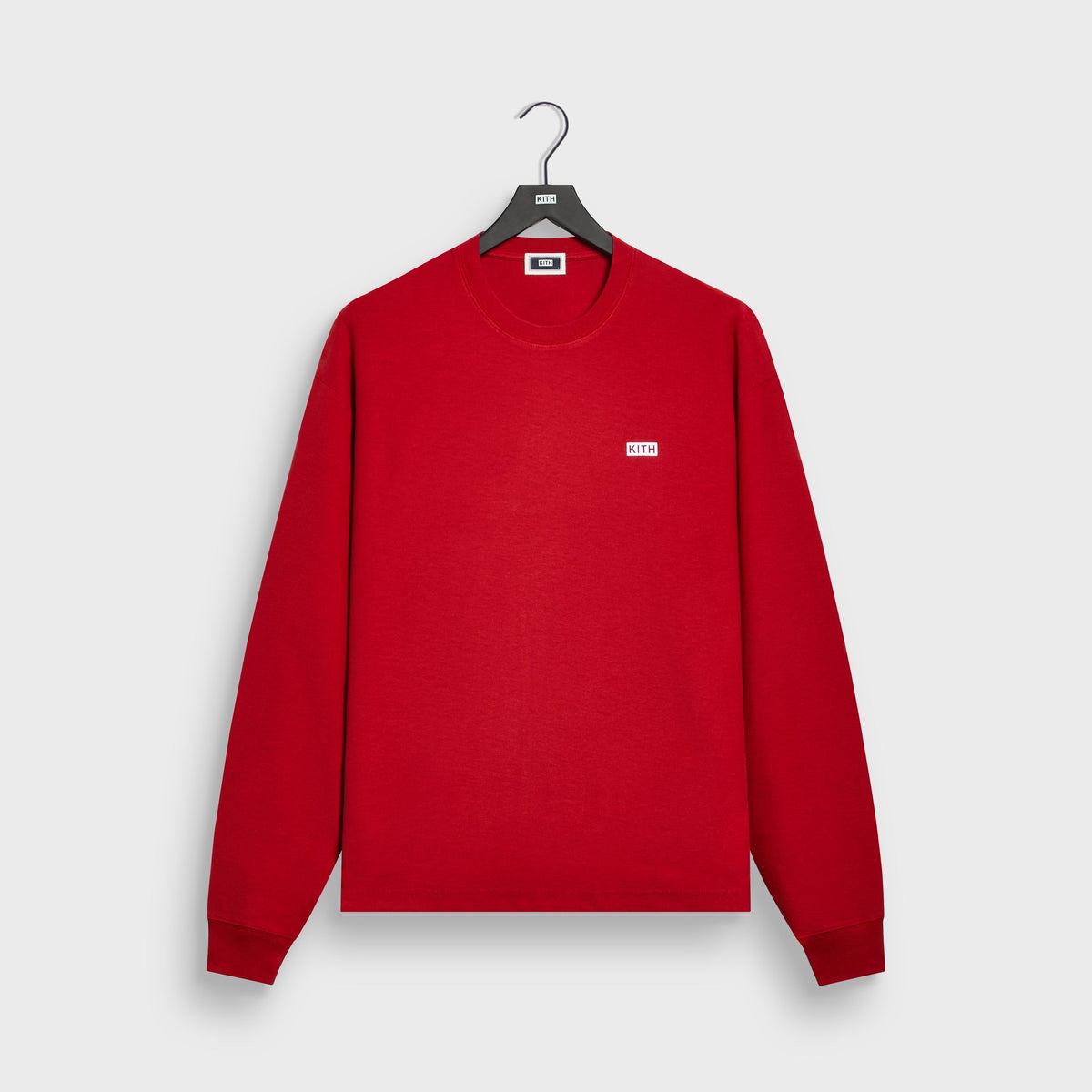 Kith Long Sleeve Quinn Tee - Grenadine - PH