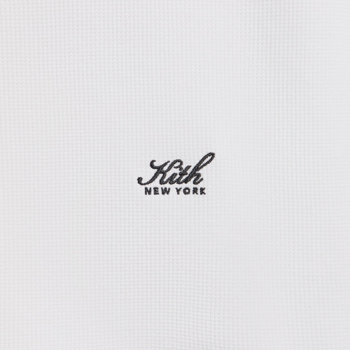 Kith Micro Waffle Tomas Shirt - White