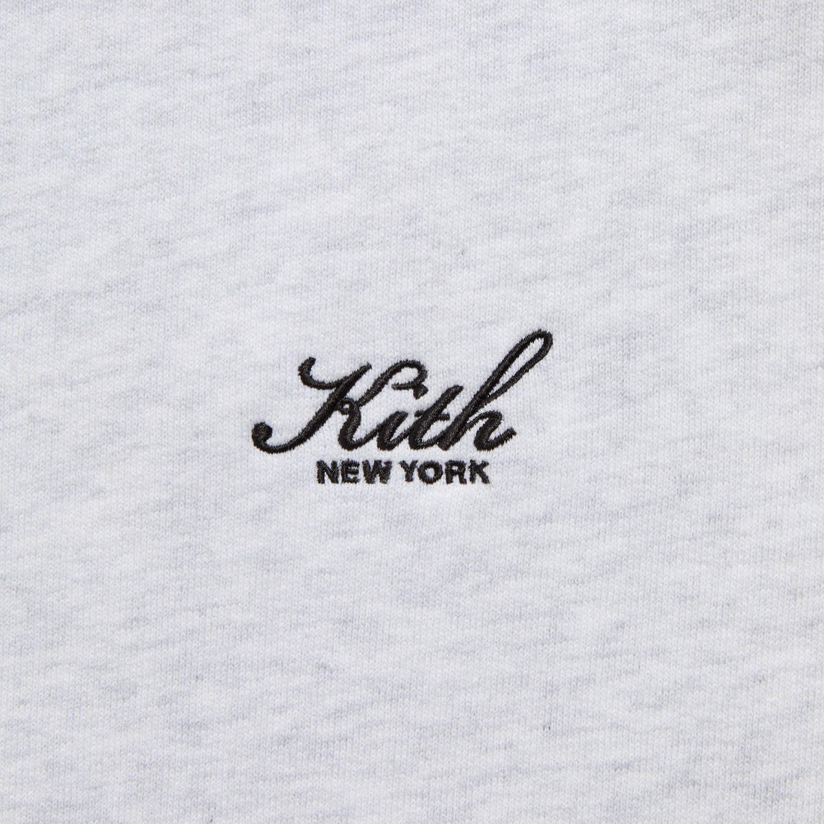 Kith Braxton Full Zip - Light Heather Grey