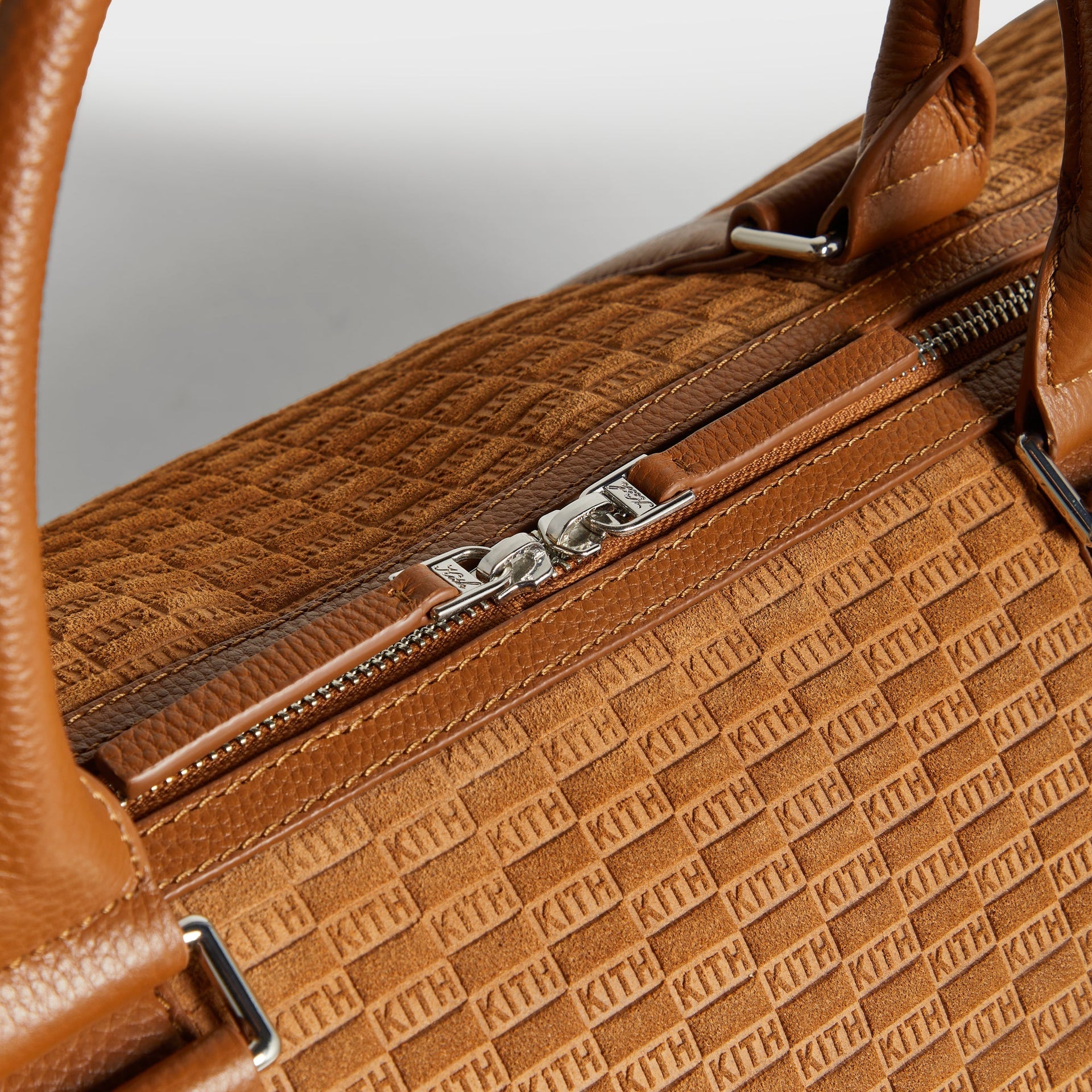 Kith Monogram Suede Traveler K55 Duffle Bag - Argil - PH