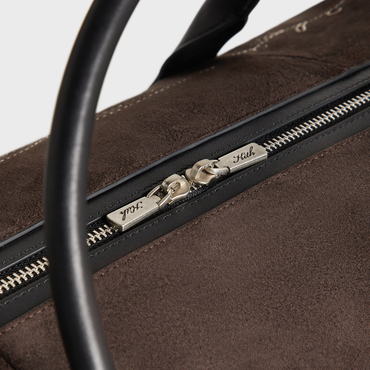 Kith Duffle Suede Leather Bag - Kindling