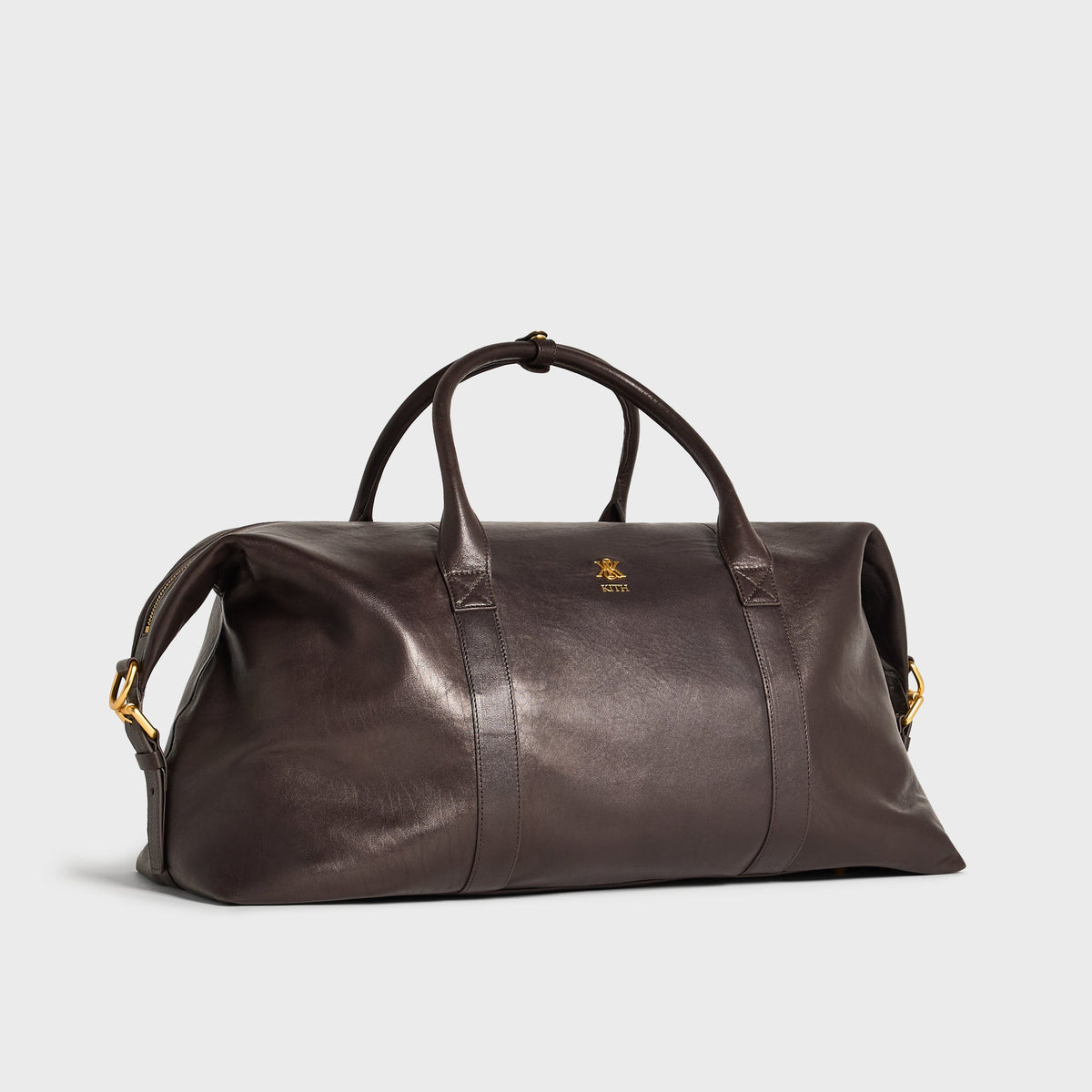 Kith Vintage Textured Leather Duffle Bag - Kindling