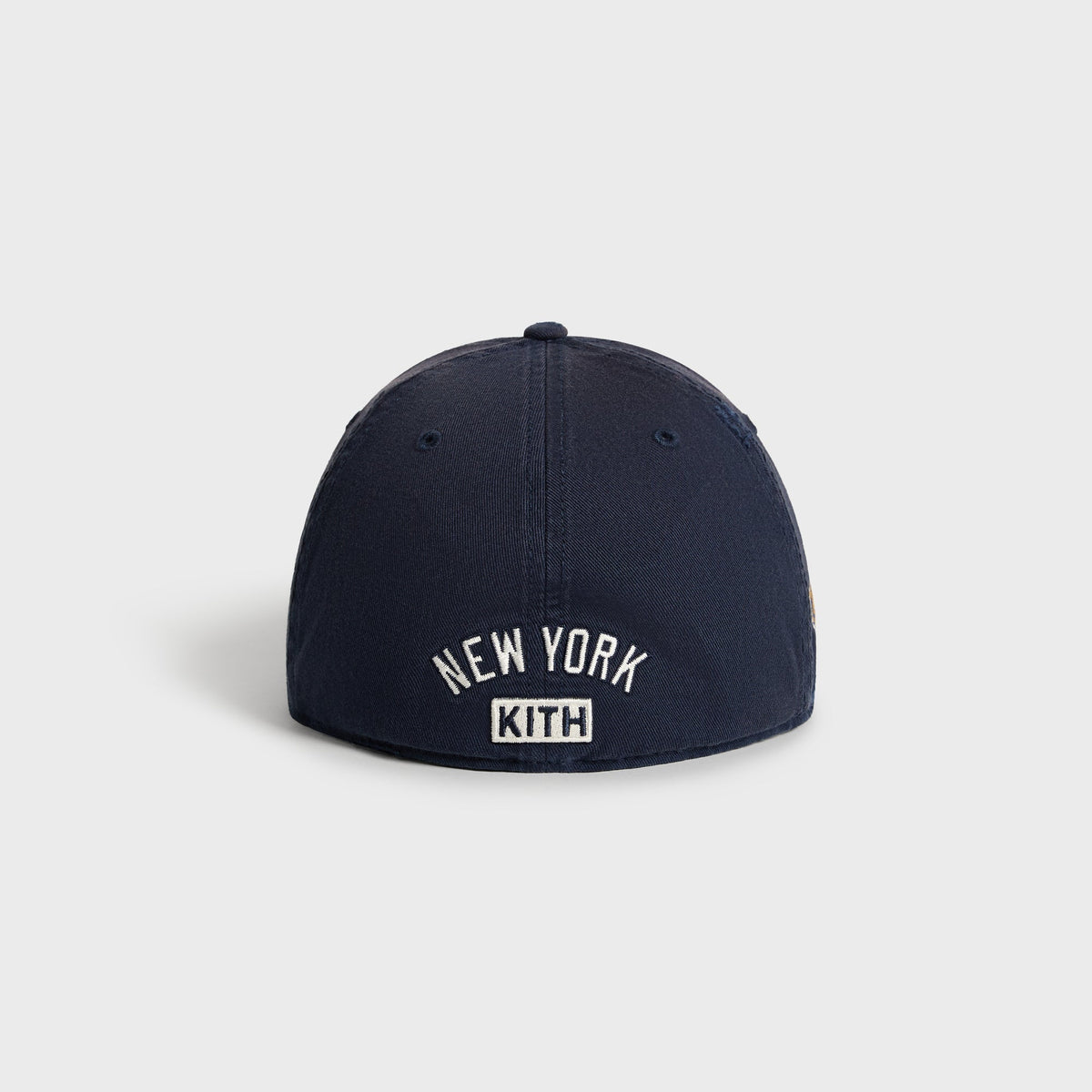 Kith & '47 Yankees cap in Nocturnal - back view showing New York KITH embroidered wordmark