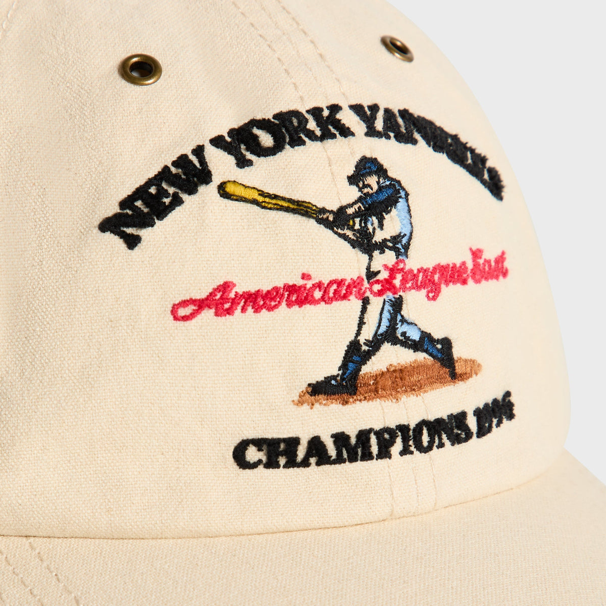 Kith & '47 for the New York Yankees Clean Up Duck Canvas Long Visor Cap - Sandrift