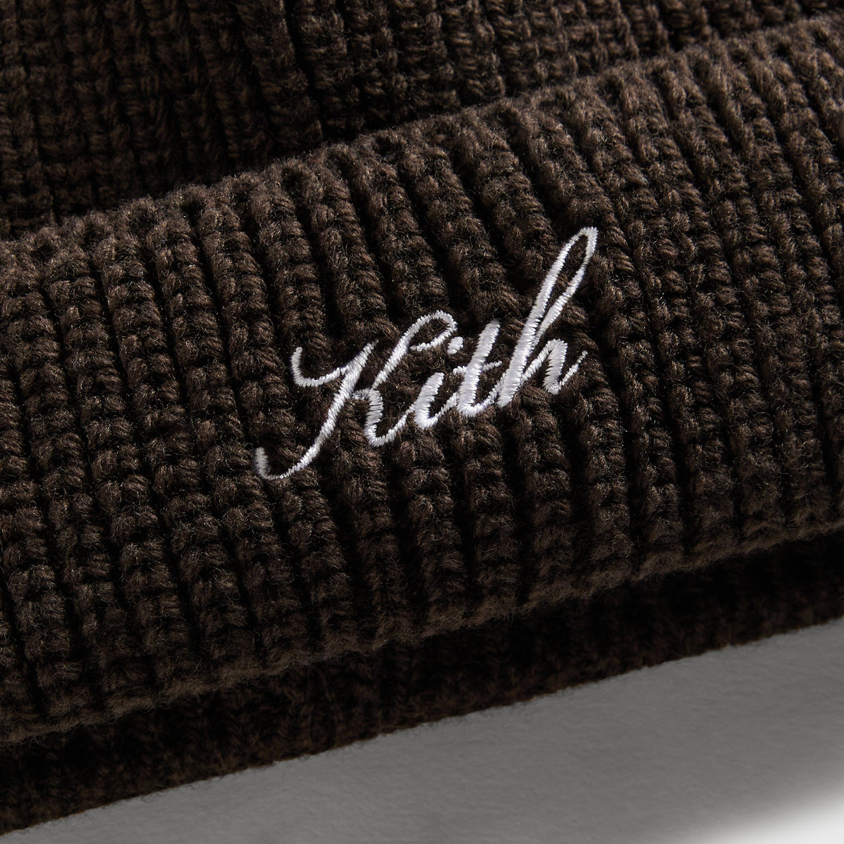Kith Script Shallow Beanie - Kindling