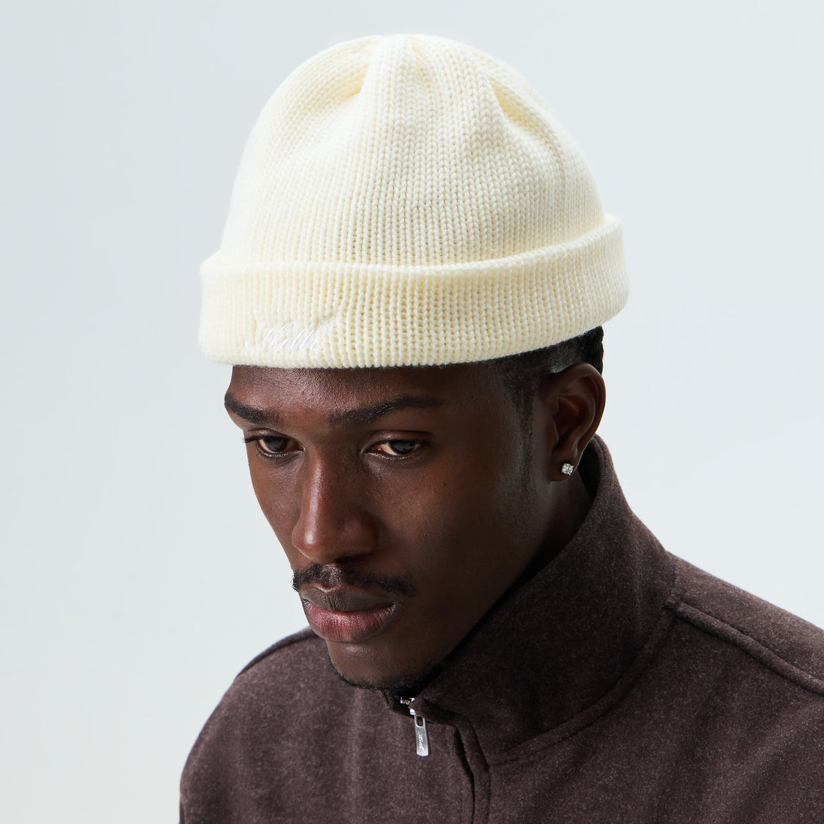 Kith Script Icon Beanie - Sandrift