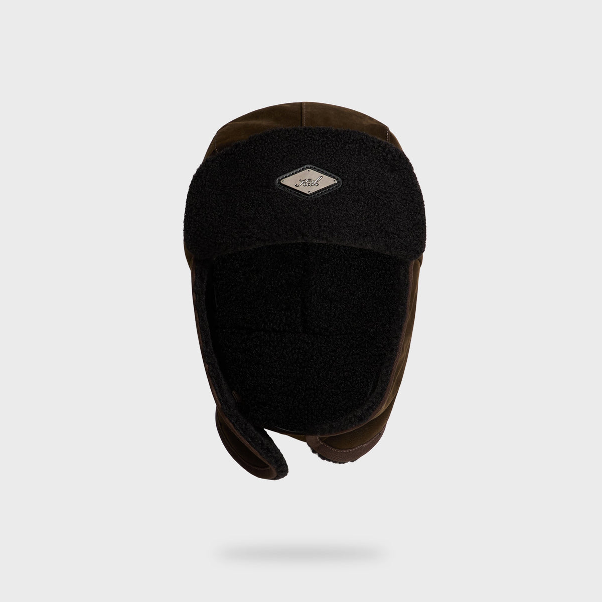 Kith Sherpa Lined Velvet Patina Trapper Hat - Kindling