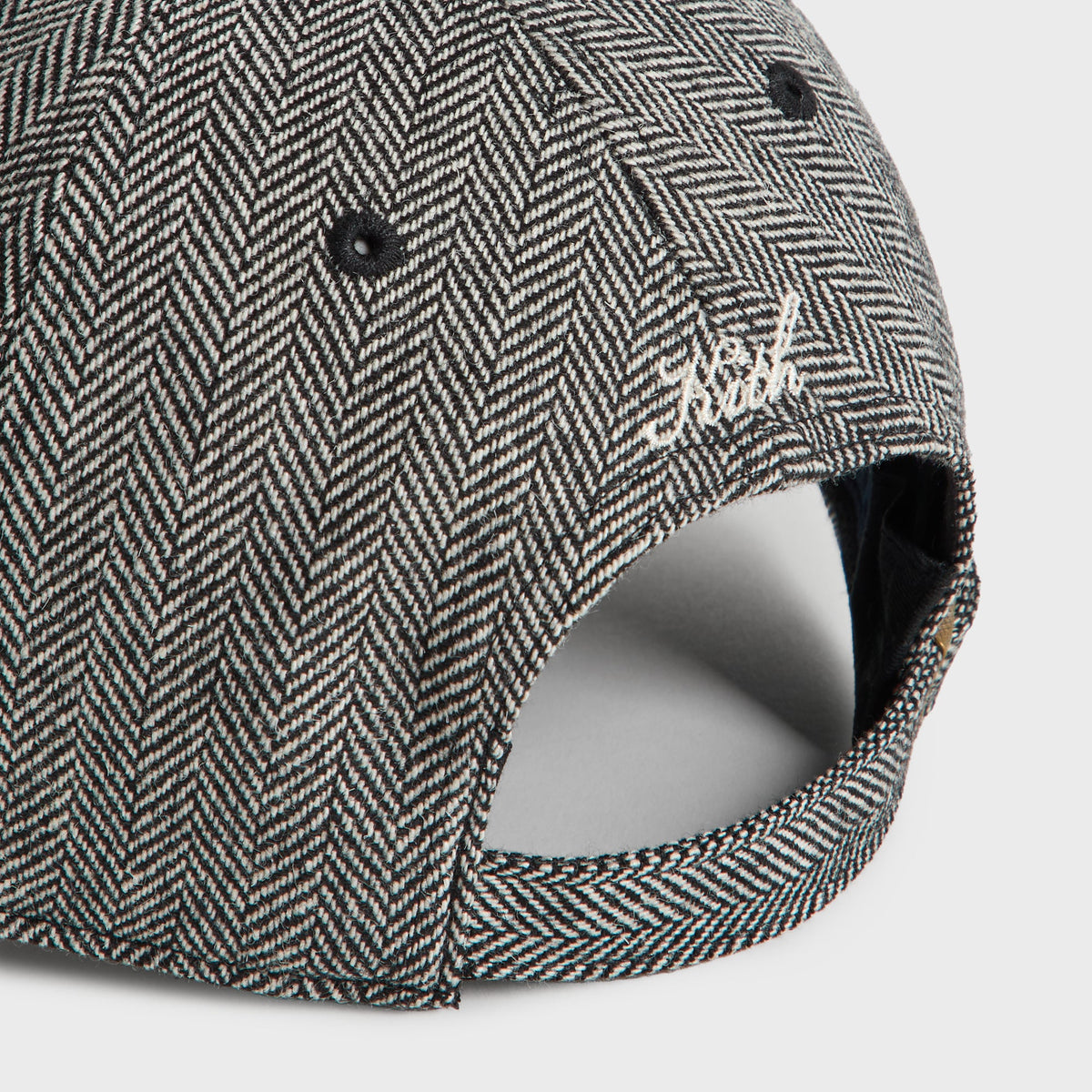 Kith & '47 for the Brooklyn Dodgers Herringbone Wool Clean Up Cap - Argon