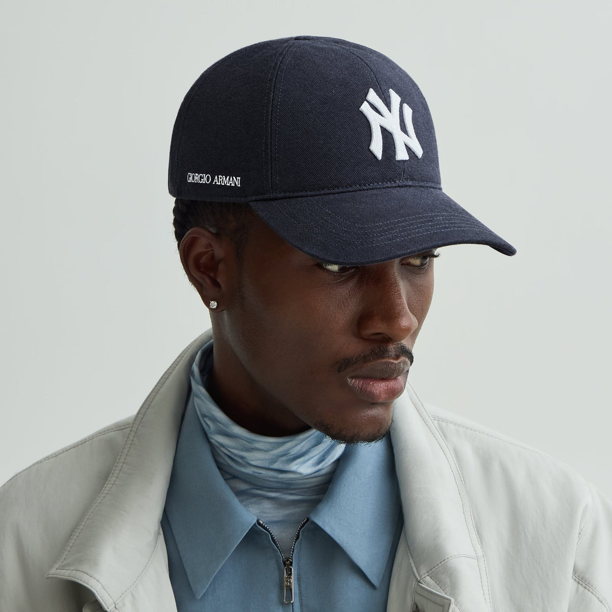 Giorgio Armani & Ronnie Fieg for '47 Duck Canvas Classic Cap - Blue Navy