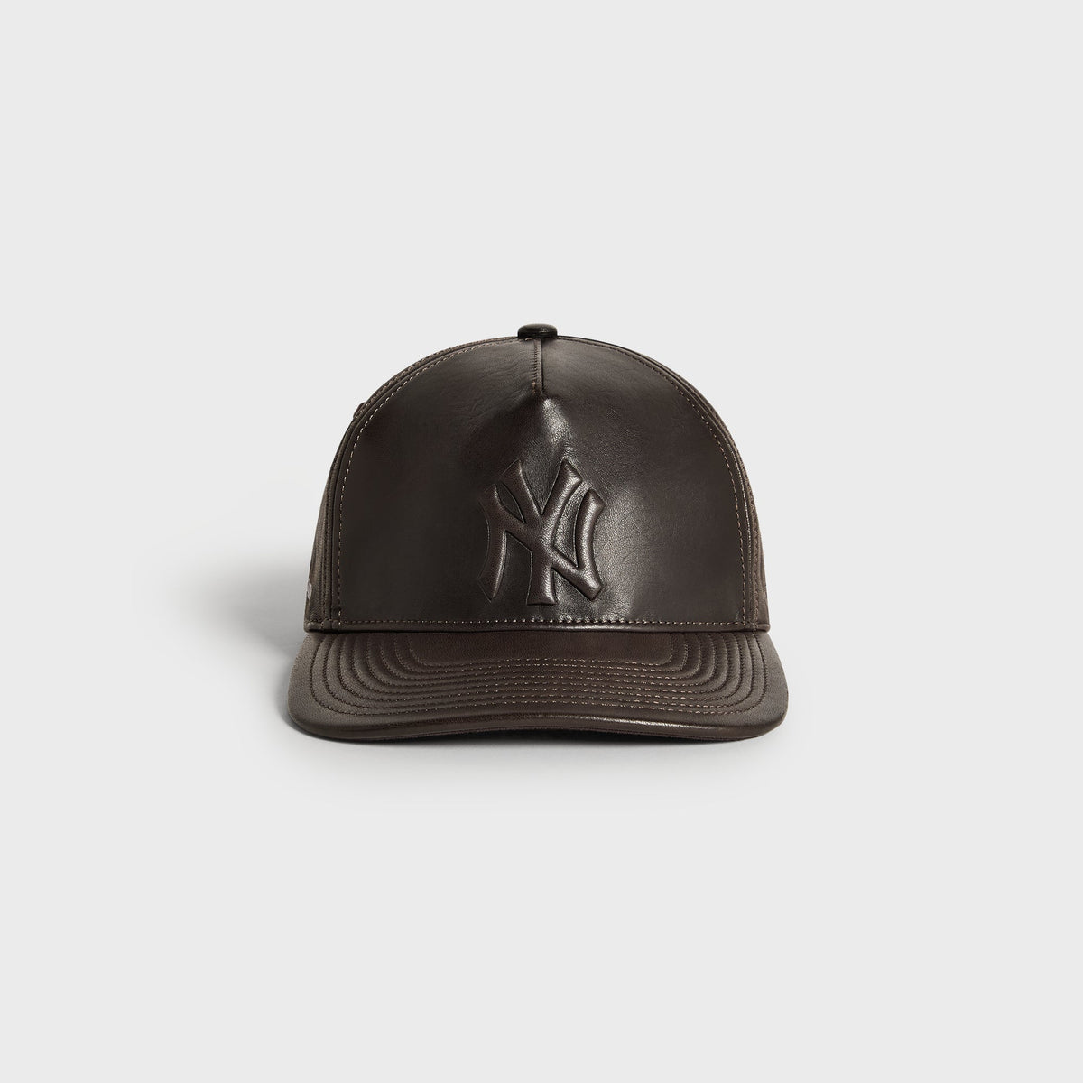 Giorgio Armani & Ronnie Fieg for '47 Soft Leather SL Hitch Cap - Cacao