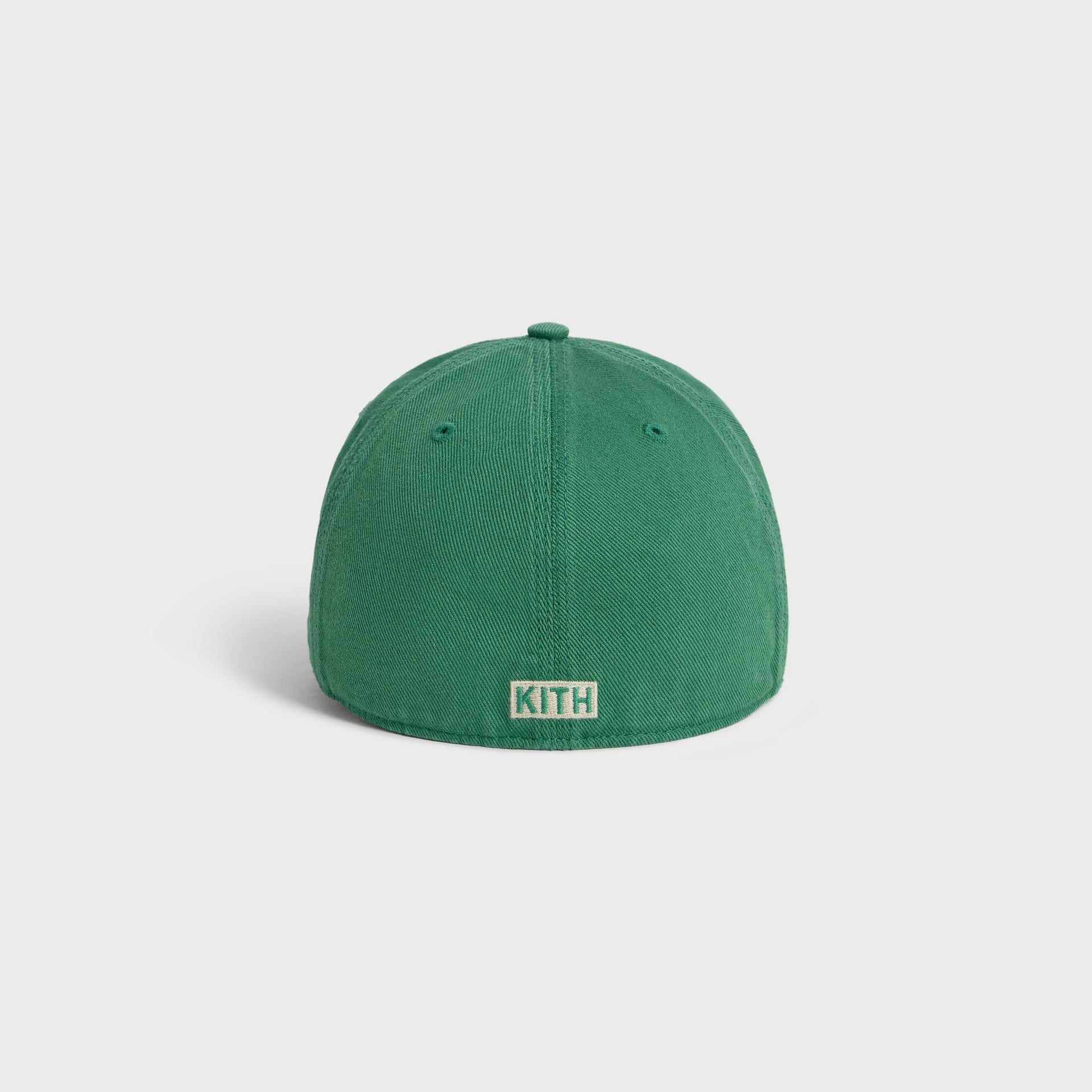 Kith & '47 Heavy Twill Franchise LS Cap in Kelly, back view with KITH box logo