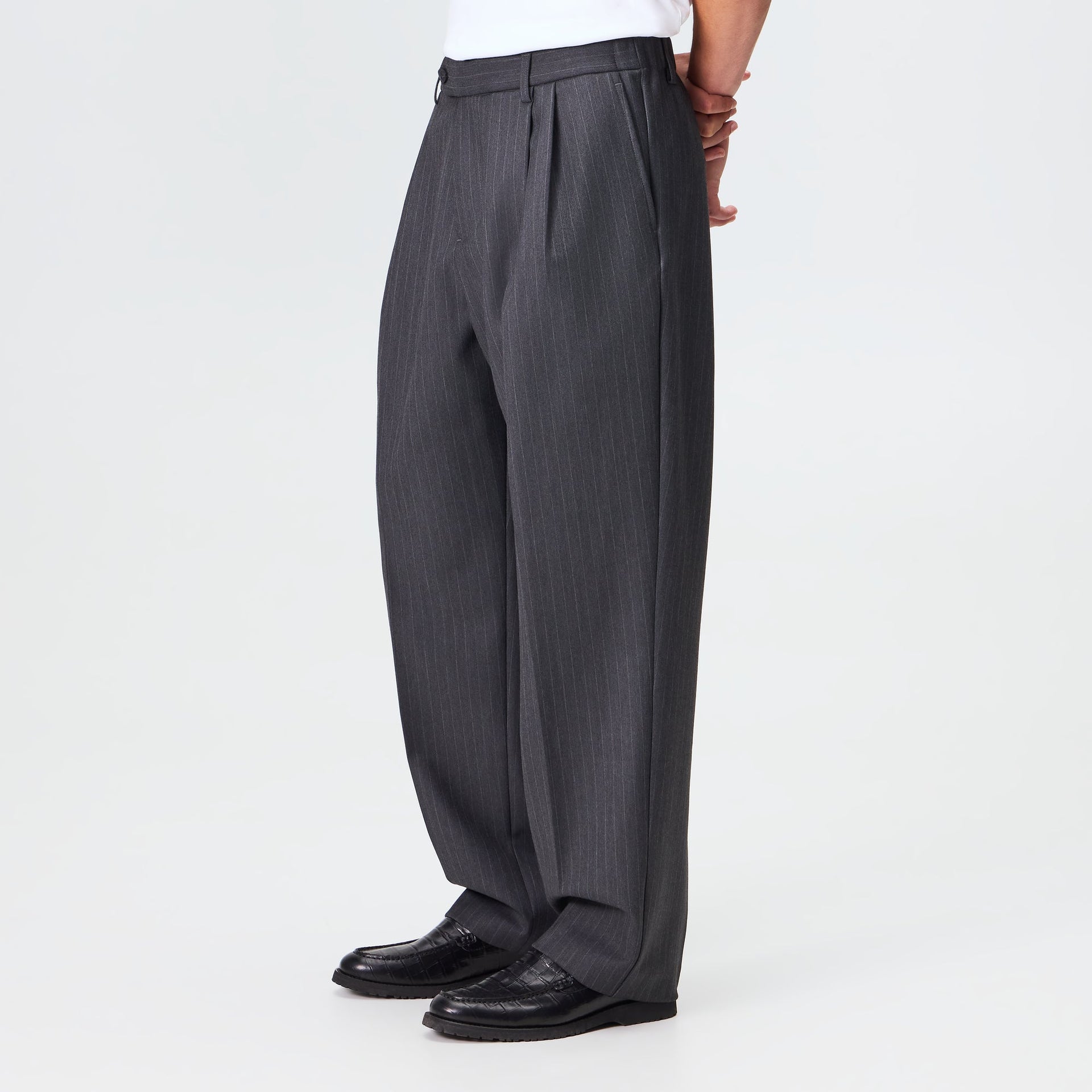 Kith Double Weave Tyler Pant - Dark Heather Grey
