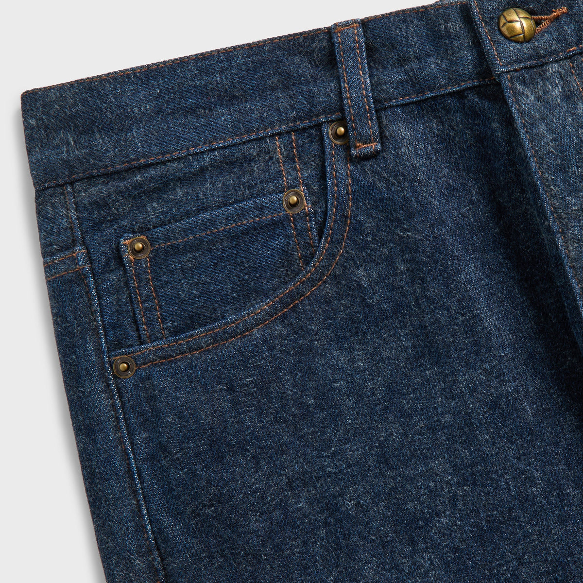 &Kin Brushed Denim Webster Chill Jean - Dark Indigo