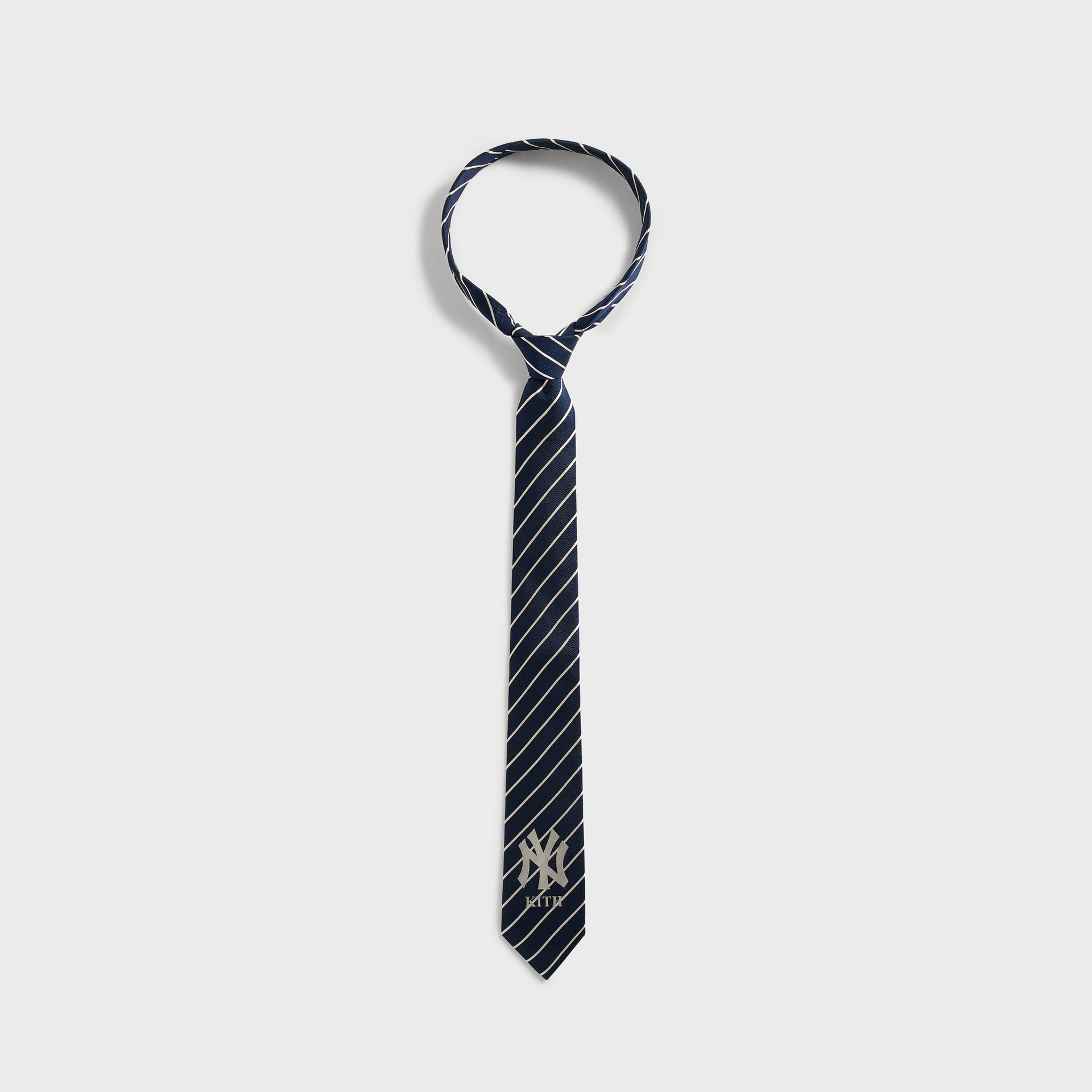 Kith for the New York Yankees Silk Pinstripe Tie - Nocturnal