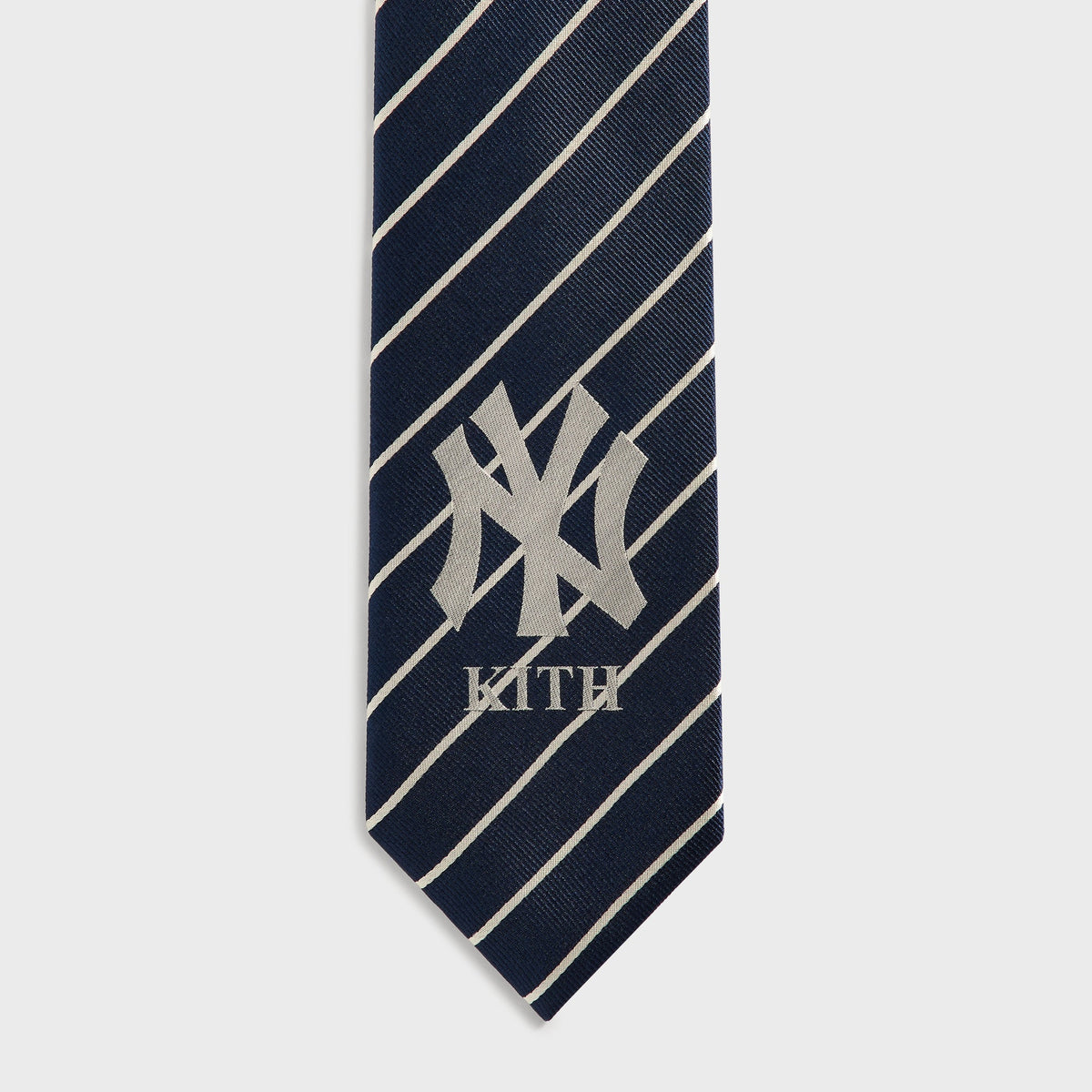 Kith for the New York Yankees Silk Pinstripe Tie - Nocturnal