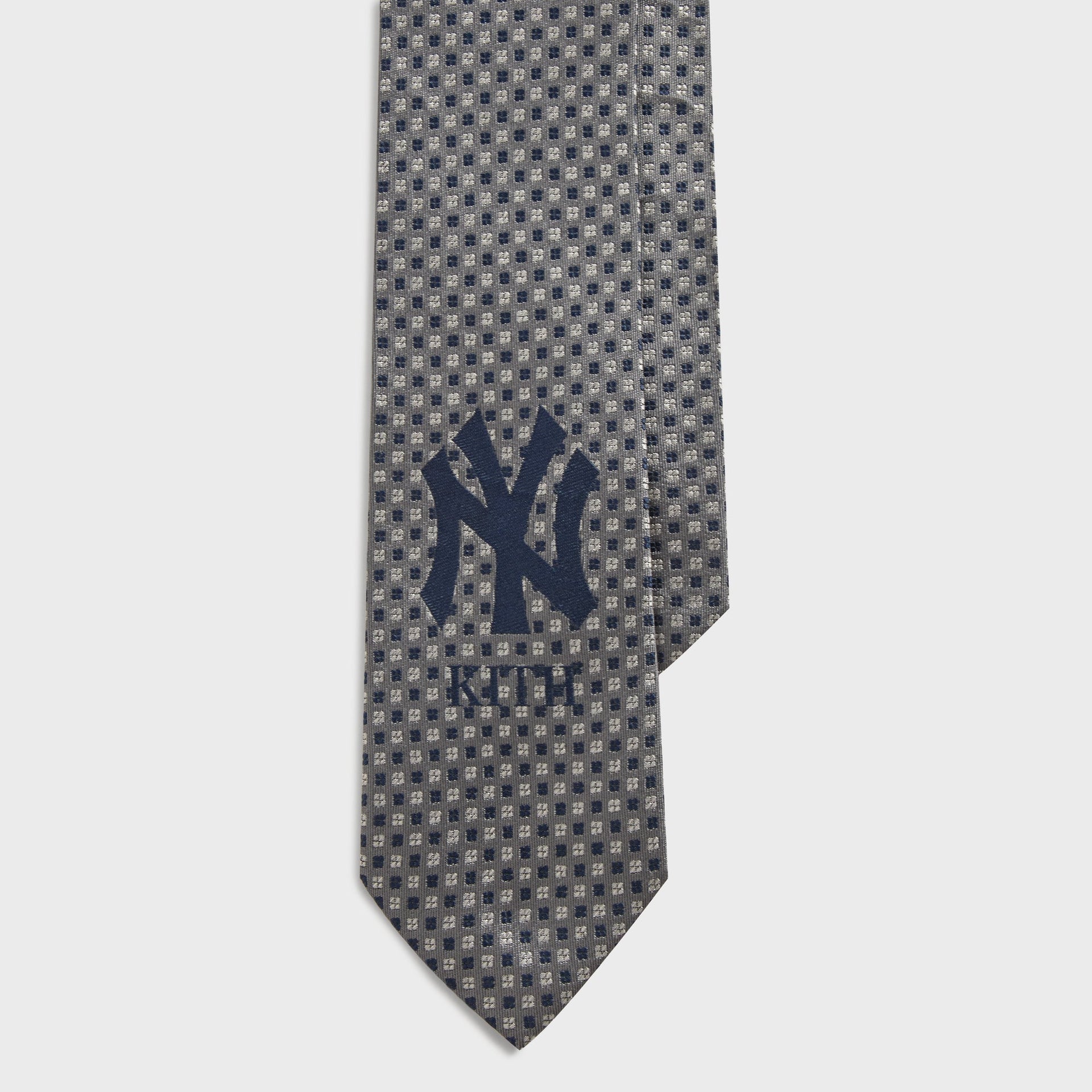 Kith for the New York Yankees Silk Foulard Tie - Skyscraper
