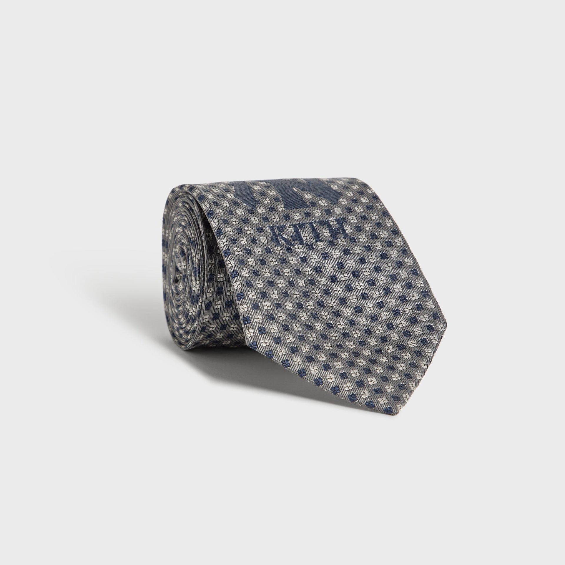 Kith for the New York Yankees Silk Foulard Tie - Skyscraper