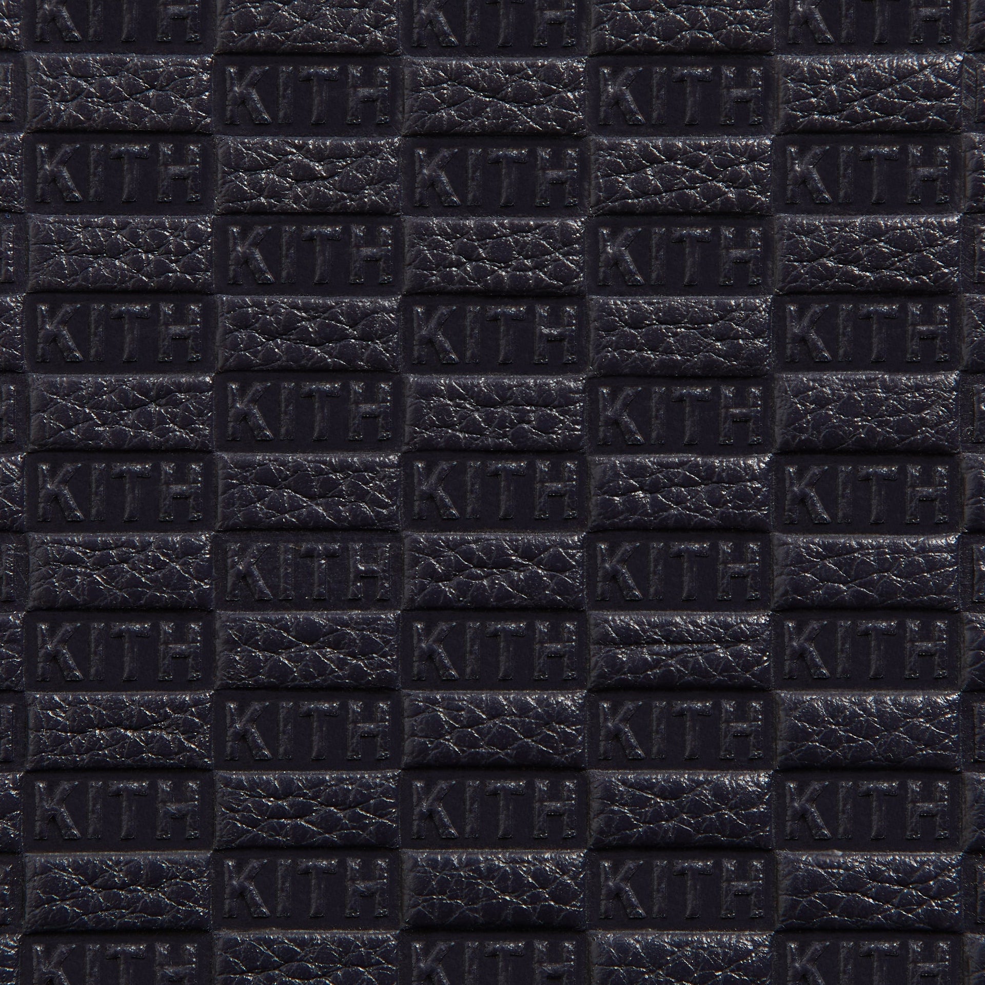 Kith Monogram Tumbled Saffiano Leather Watch Box - Ink - PH