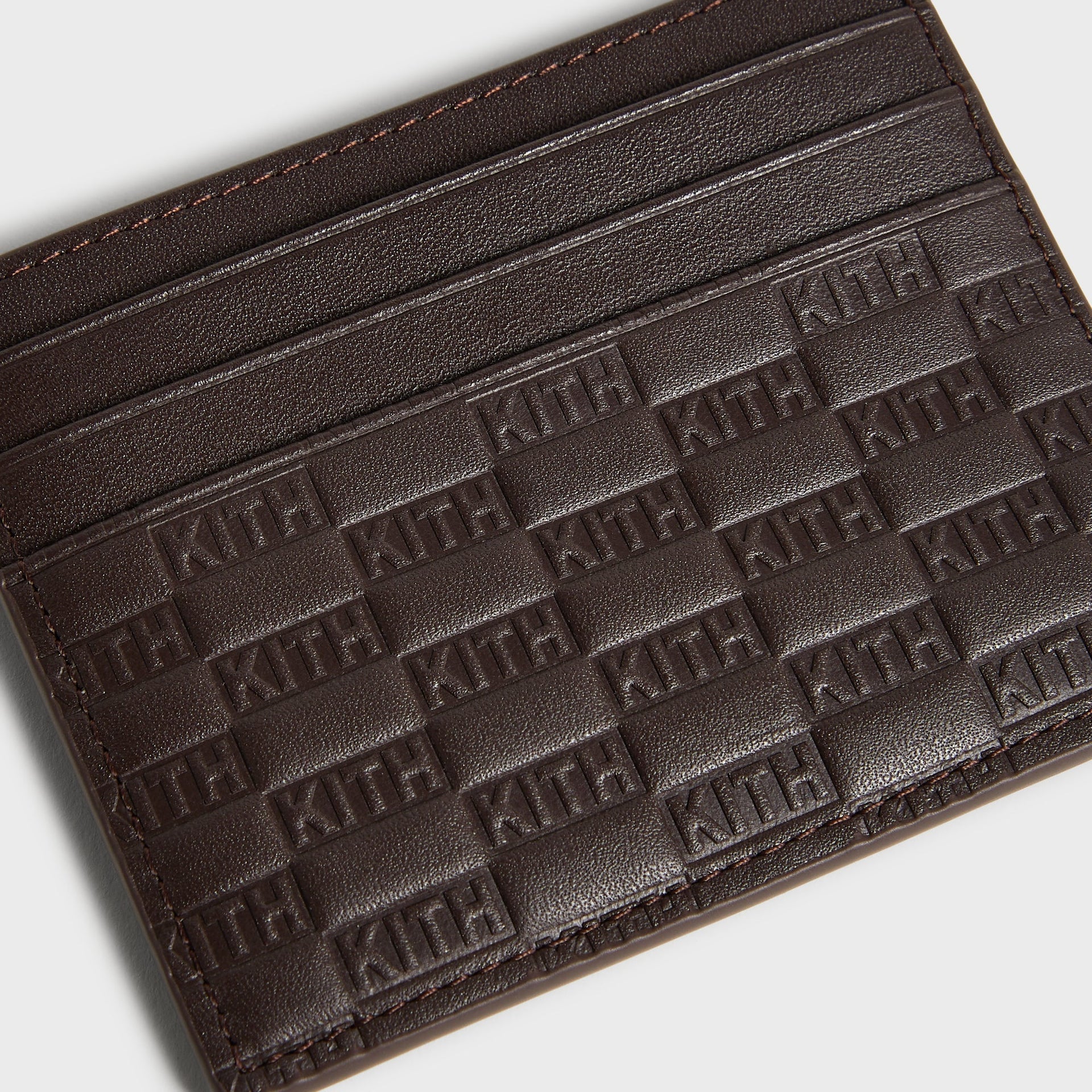Kith Monogram Leather Card Holder - Zoom - PH