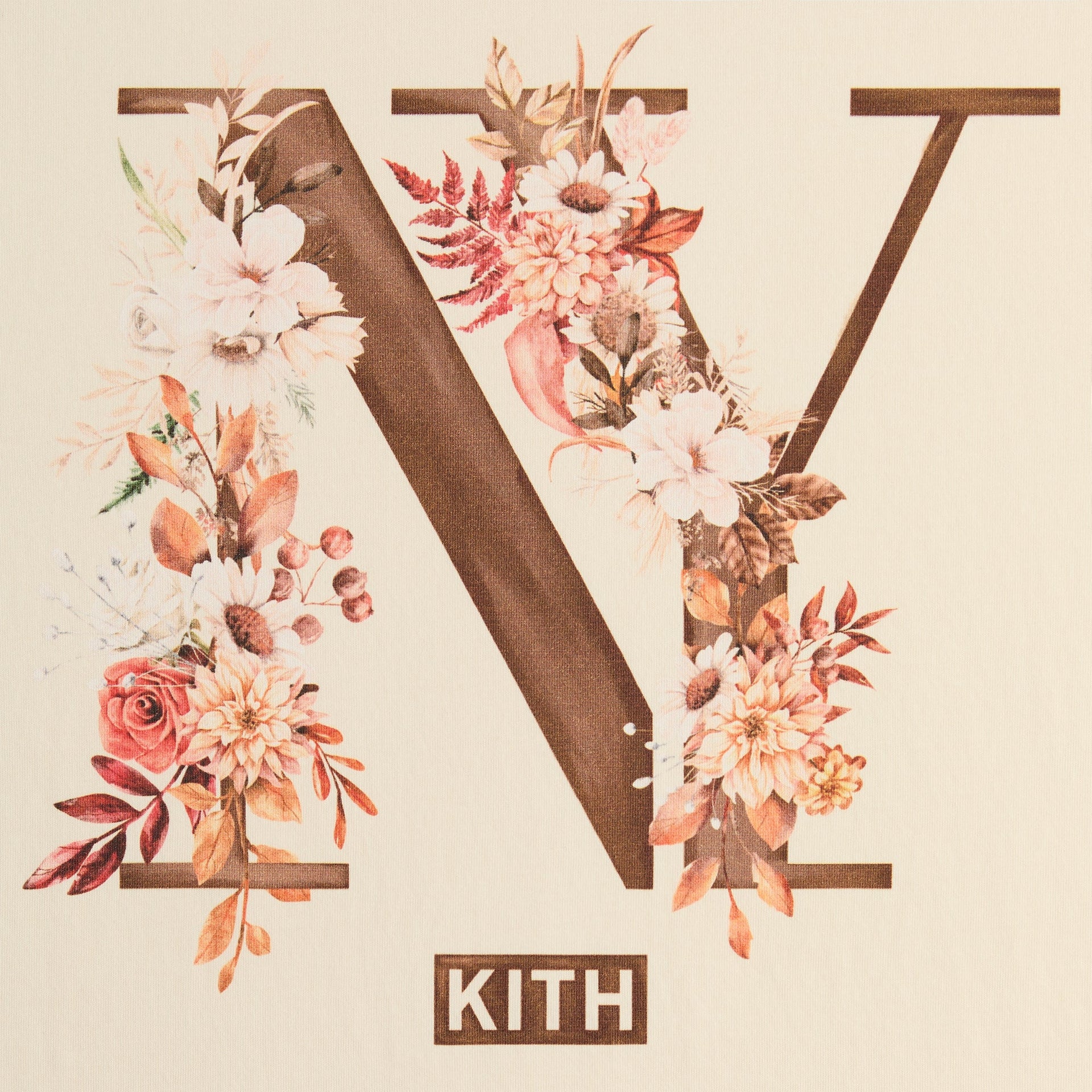 Kith Floral NY Tee - Sandrift