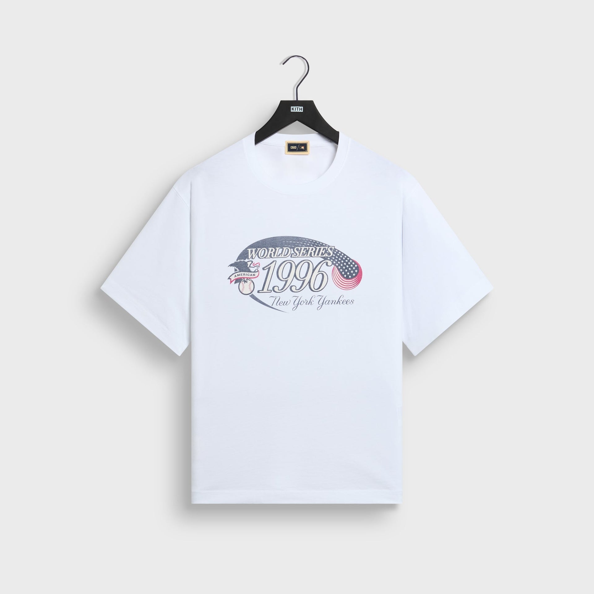 White Kith for New York Yankees vintage tee with 1996 World Series American League graphic on chest