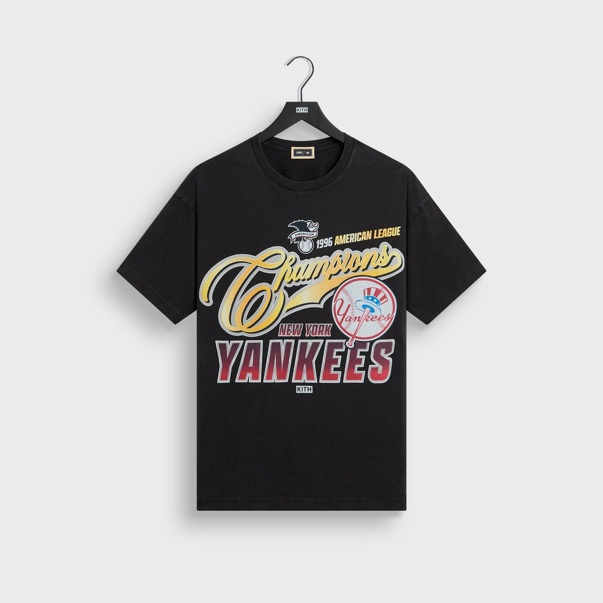 Kith for the New York Yankees Champions Vintage Tee - Black - PH