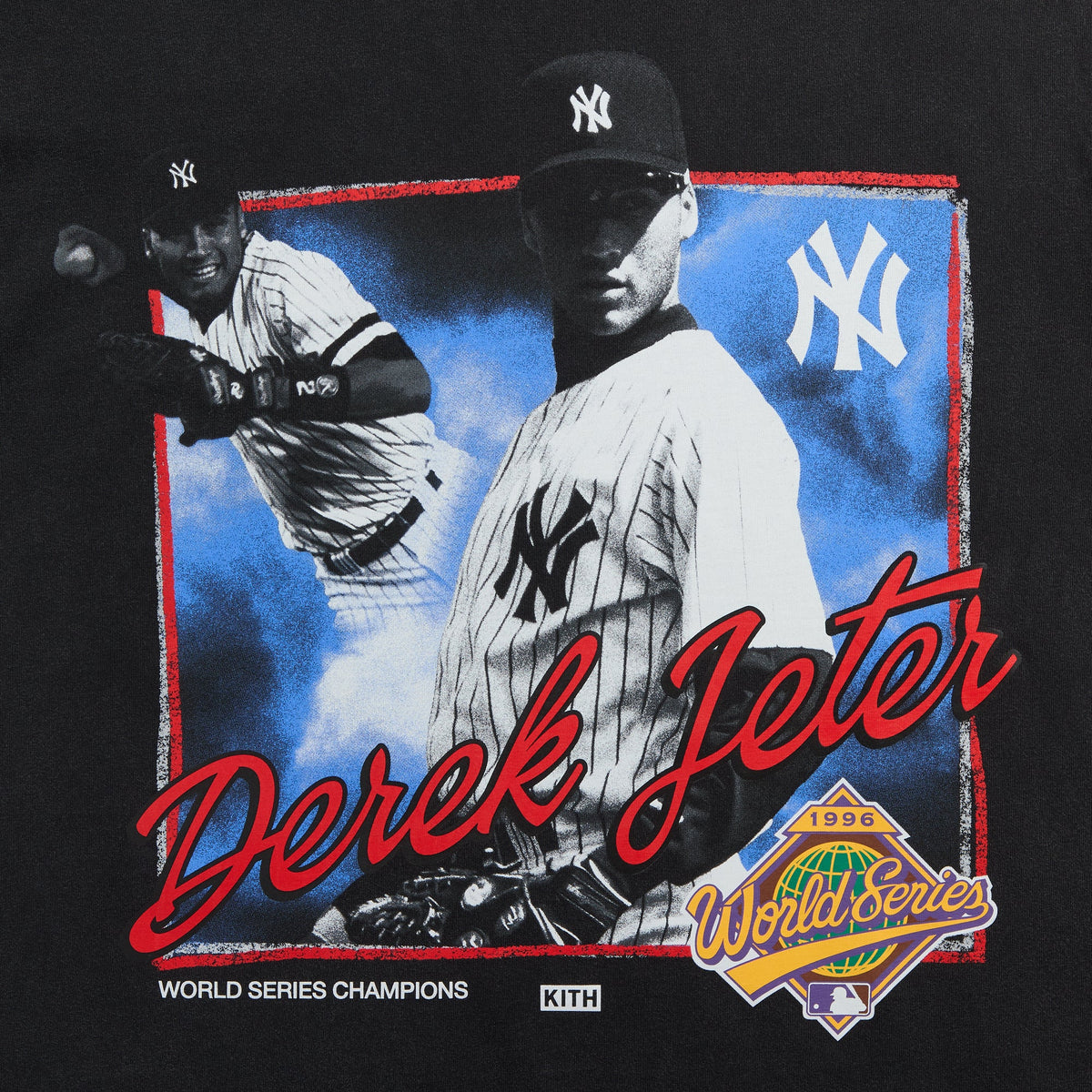 Kith for the New York Yankees Derek Jeter Vintage Tee - Black