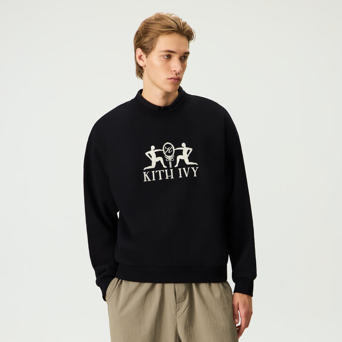 Kith Ivy Emblem Vintage Crewneck - Black