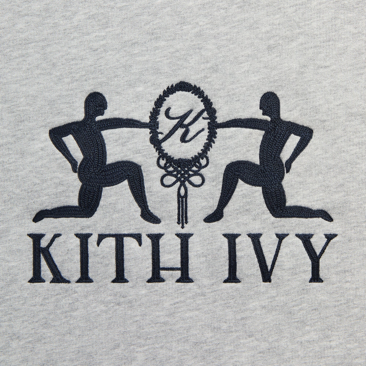 Kith Ivy Emblem Vintage Crewneck - Cool Heather Grey - PH