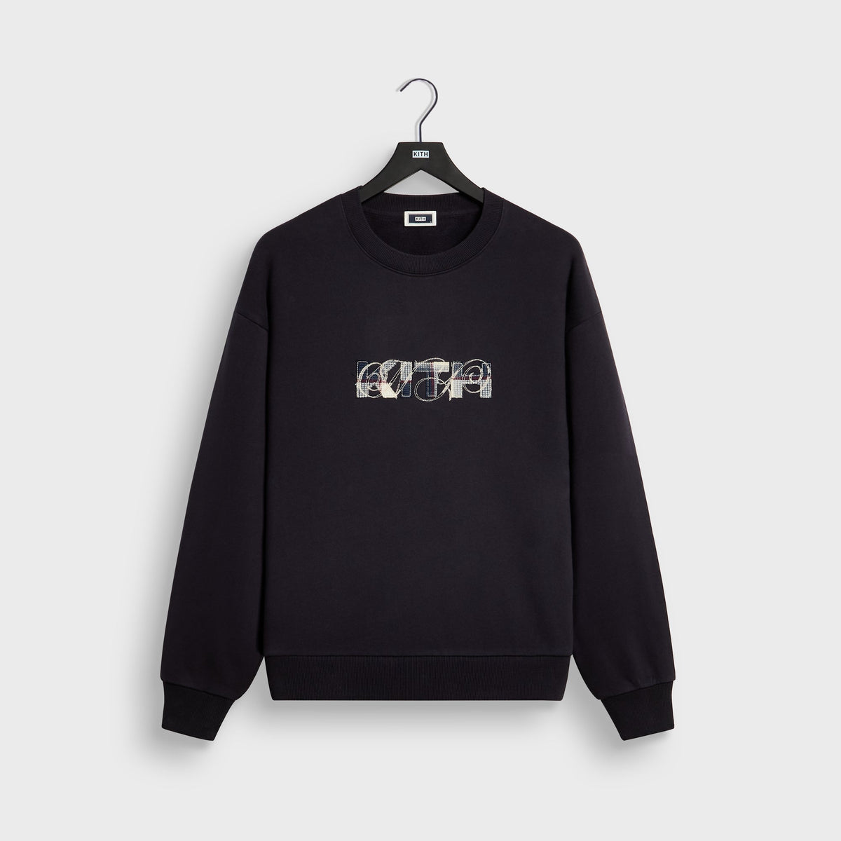Kith Plaid Stitch Nelson Crewneck - Placid - PH