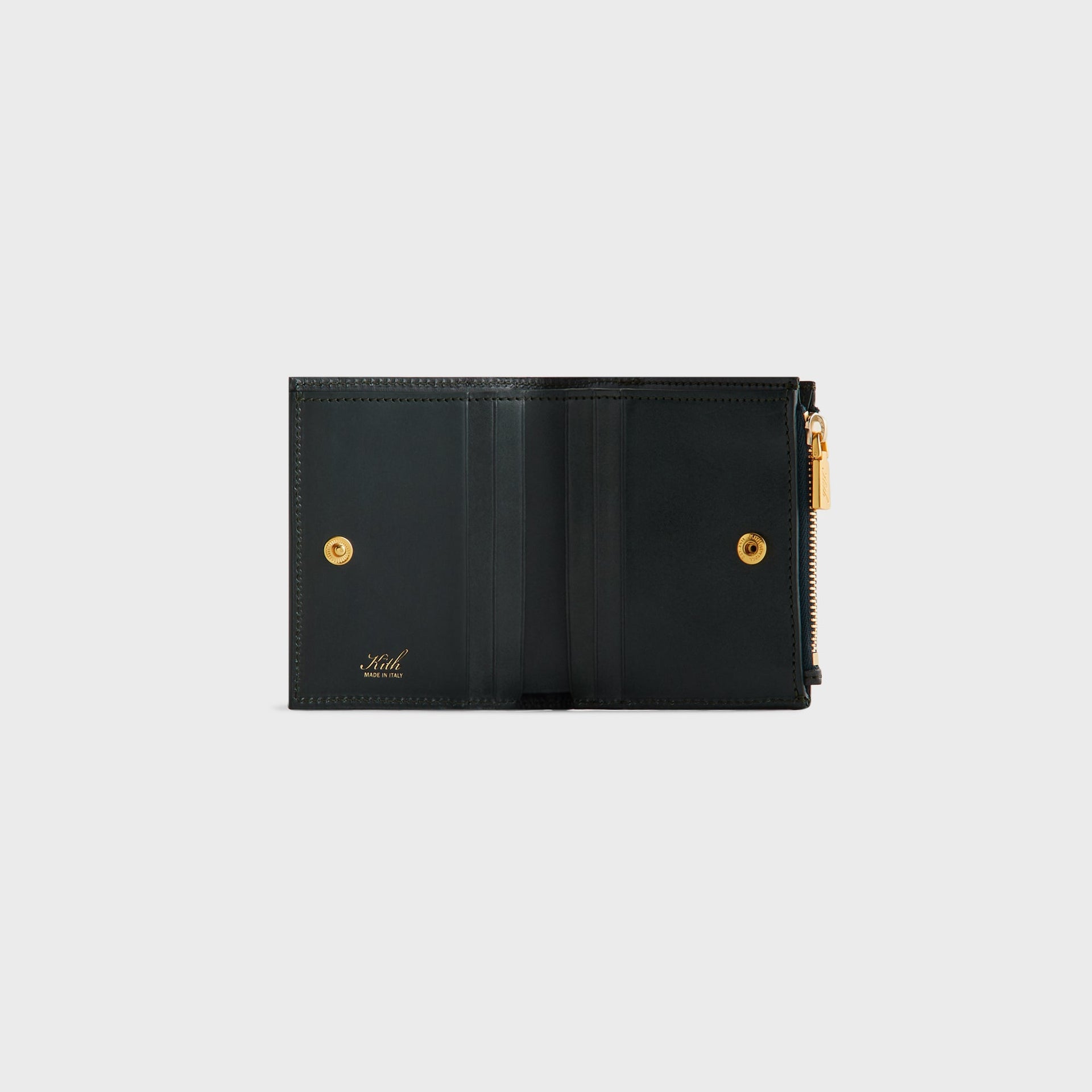 Kith Monogram Leather Snap Wallet - Equestrian