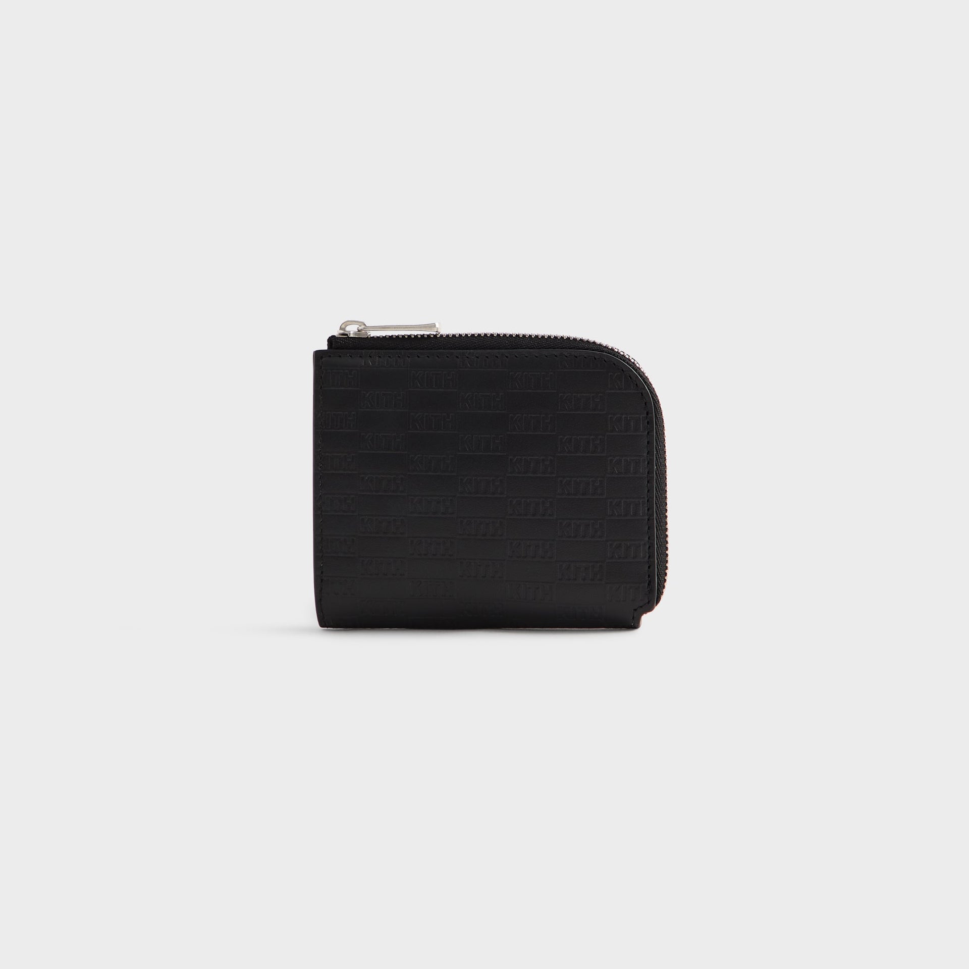 Kith Monogram Vachetta Zip Wallet - Black