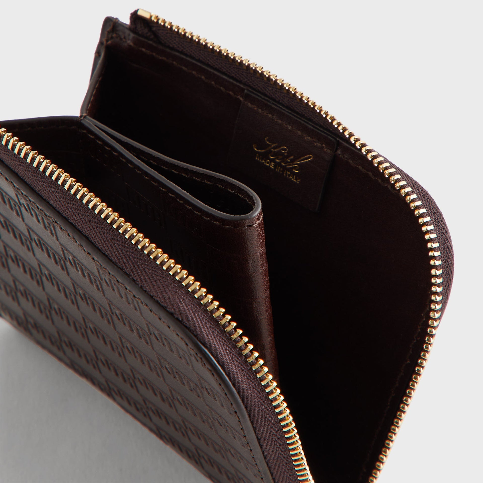 Kith Monogram Vachetta Zip Wallet - Incognito