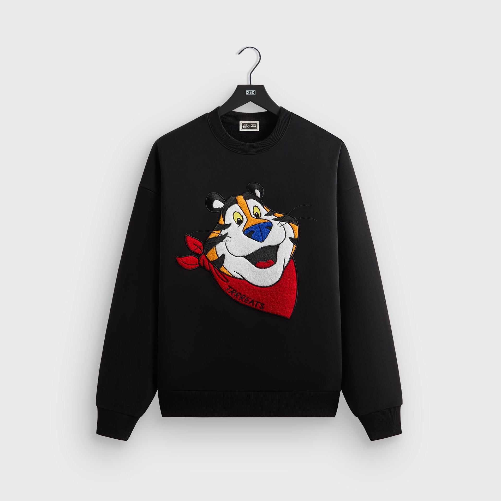 Kith Treats for Kellogg’s Frosted Flakes® Cereal & Tony the Tiger® Tony Nelson Crewneck - Black