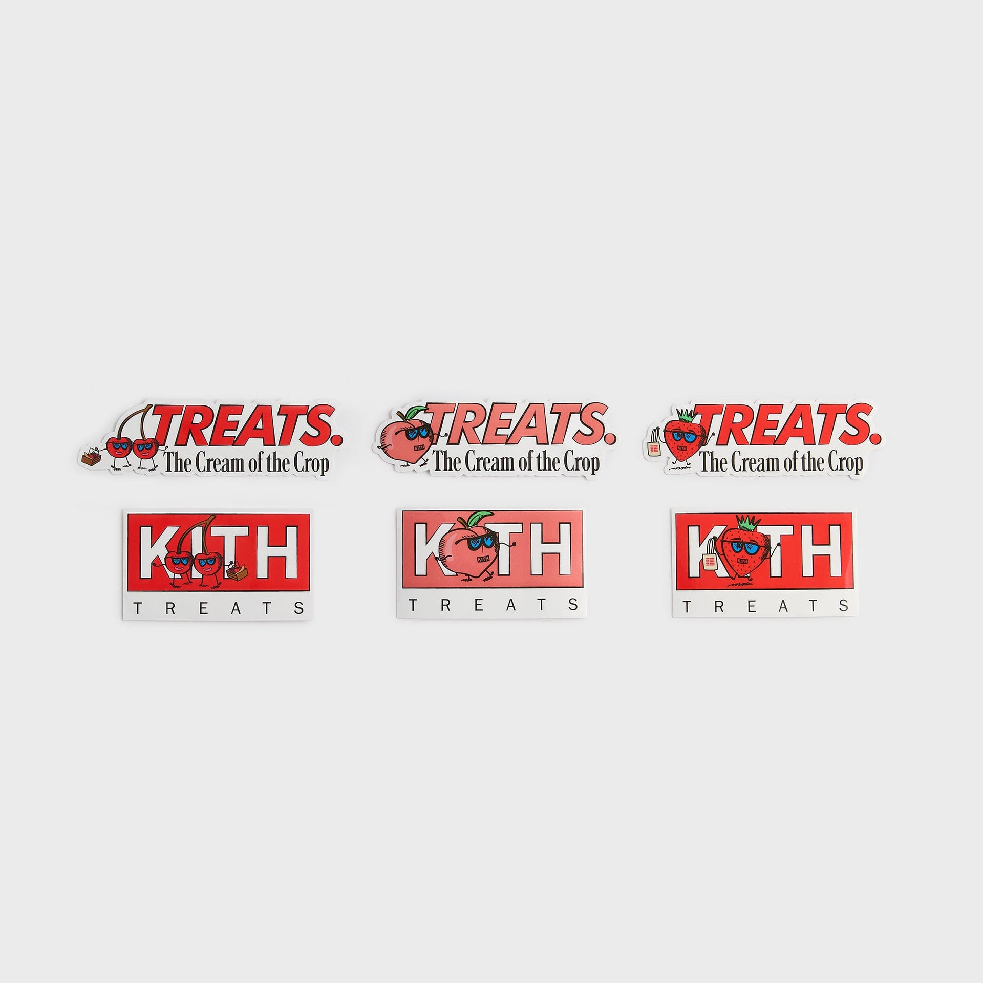 Kith Treats Peach Classic Logo Tee - Sandrift